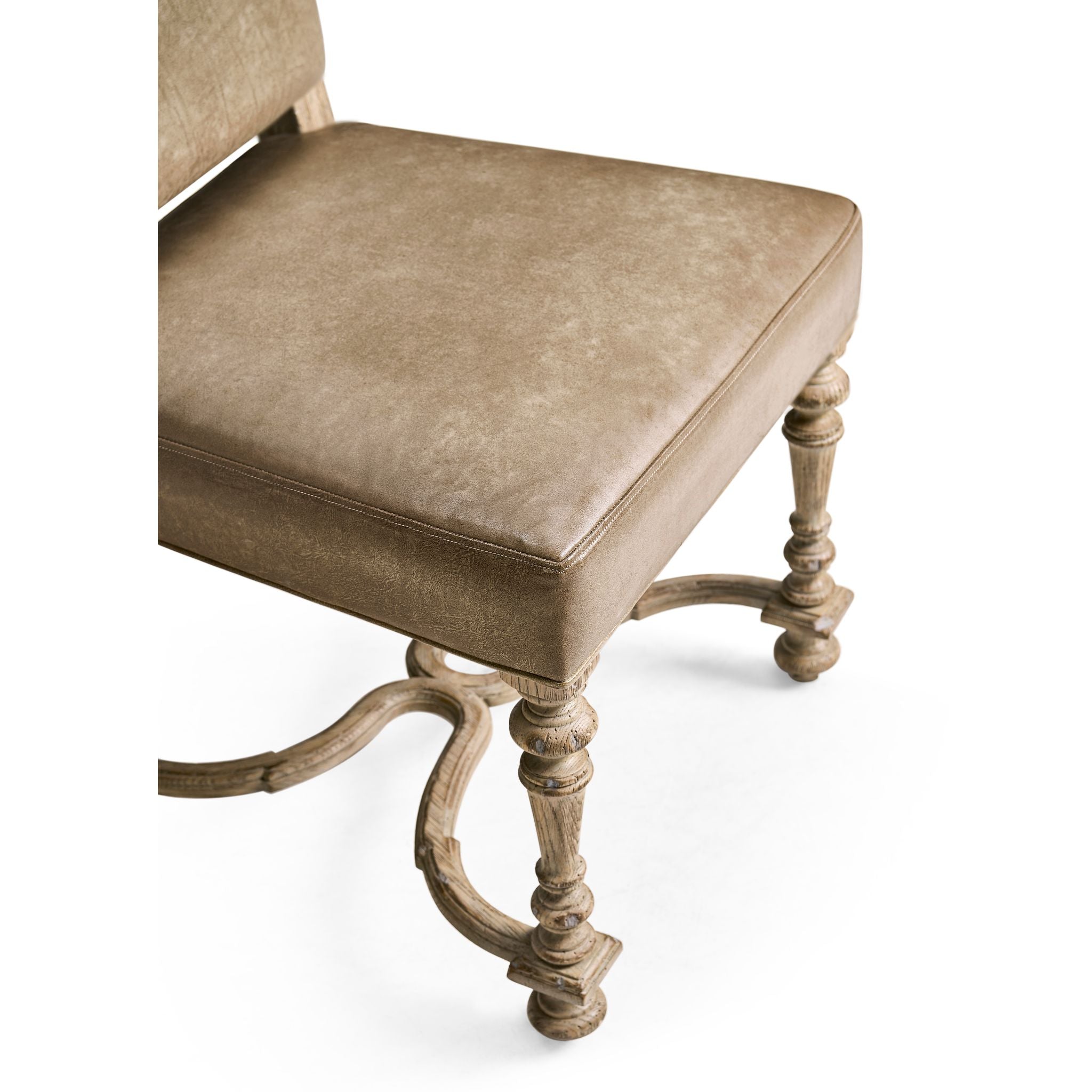 Jonathan Charles Sagehill Side Chair — Leather