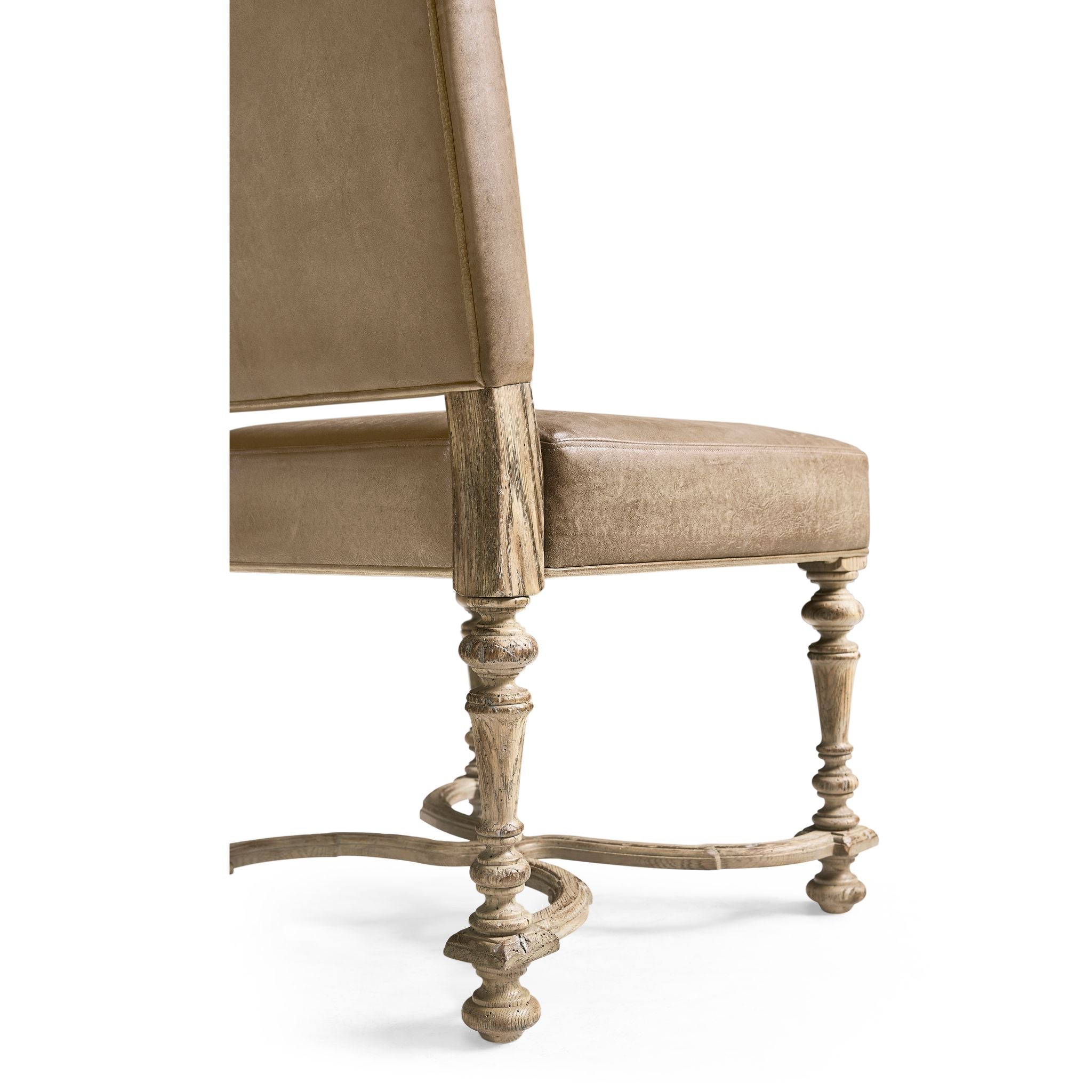 Jonathan Charles Sagehill Side Chair — Leather