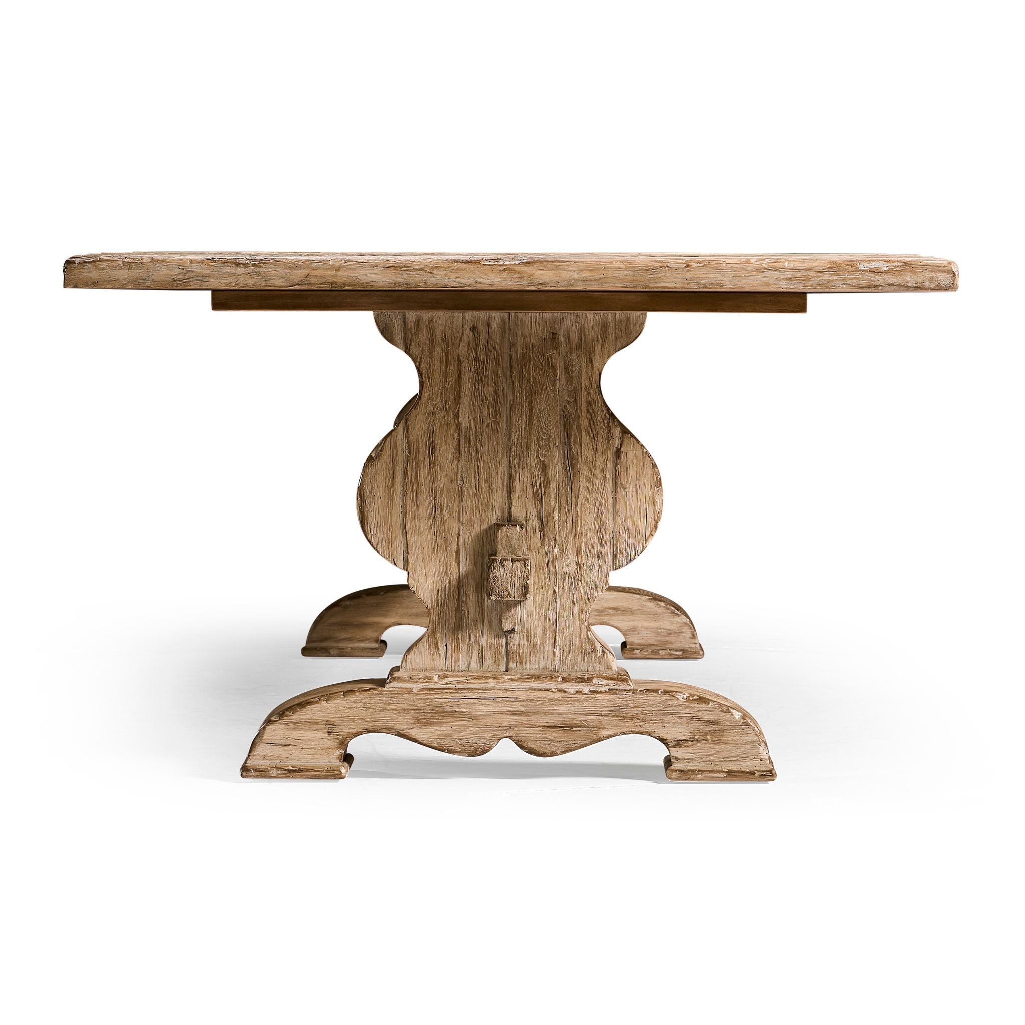Jonathan Charles Sagehill Rectangular Trestle Table — 124"