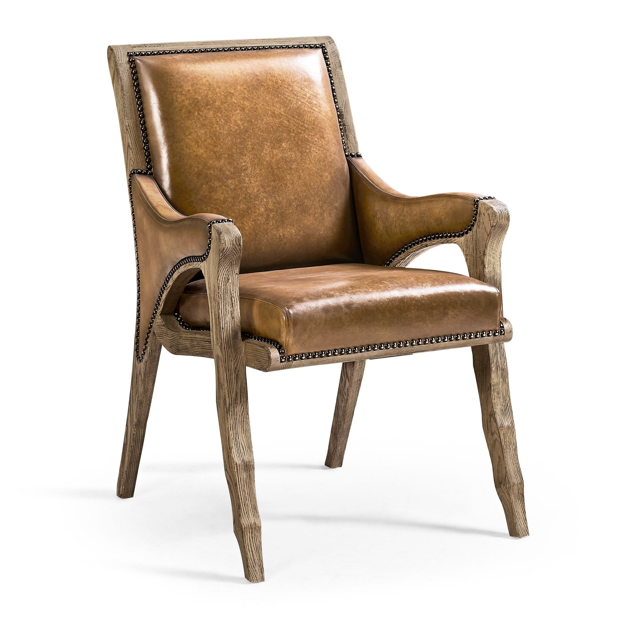 Jonathan Charles Echo Canyon Arm Chair — Leather