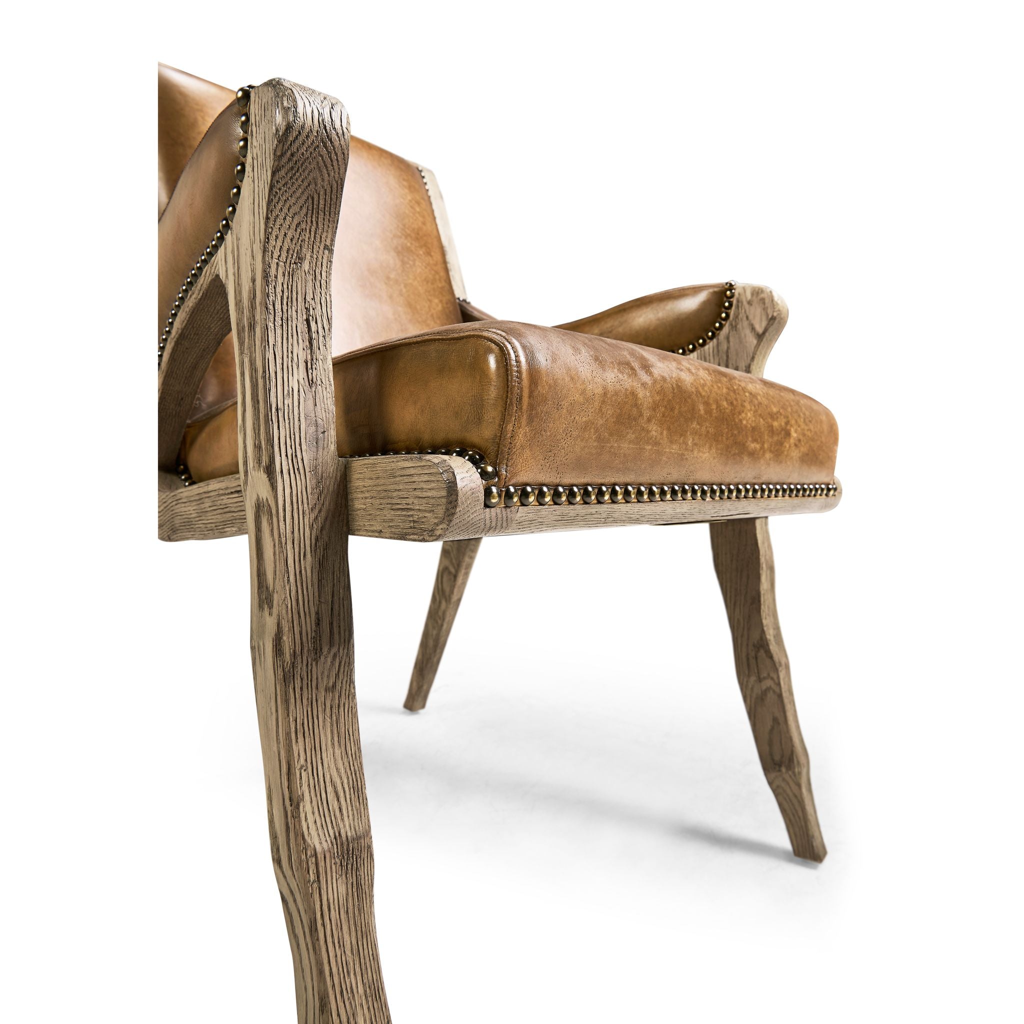Jonathan Charles Echo Canyon Arm Chair — Leather