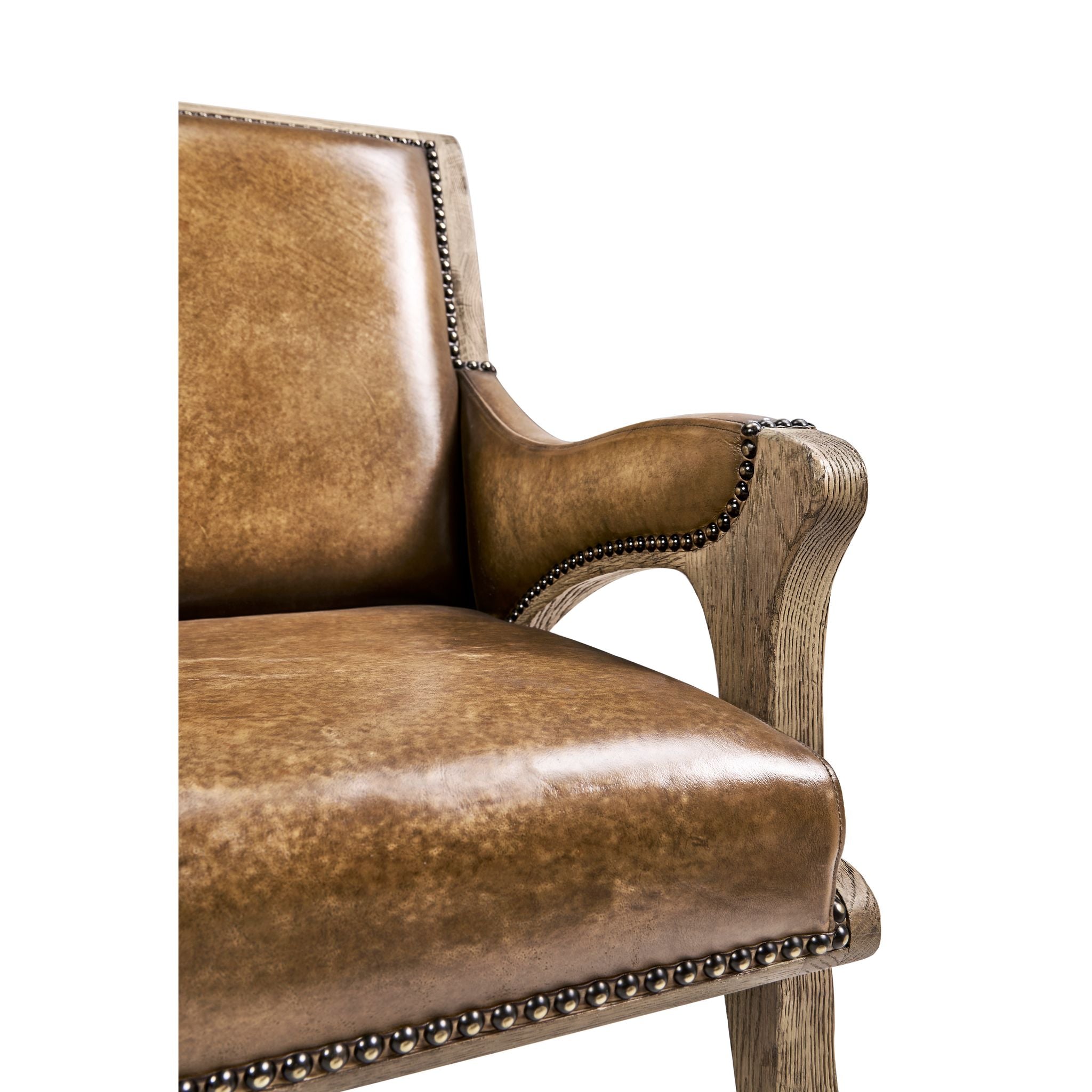 Jonathan Charles Echo Canyon Arm Chair — Leather