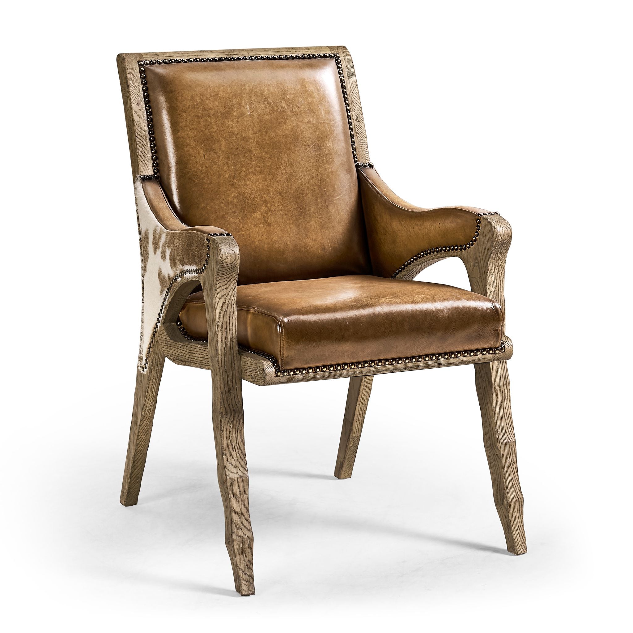 Jonathan Charles Echo Canyon Arm Chair — Leather & Hide