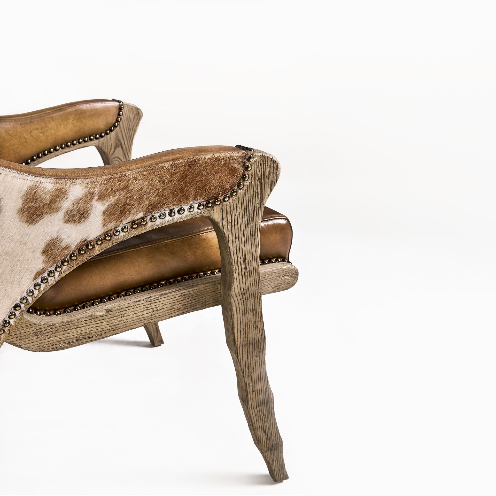 Jonathan Charles Echo Canyon Arm Chair — Leather & Hide