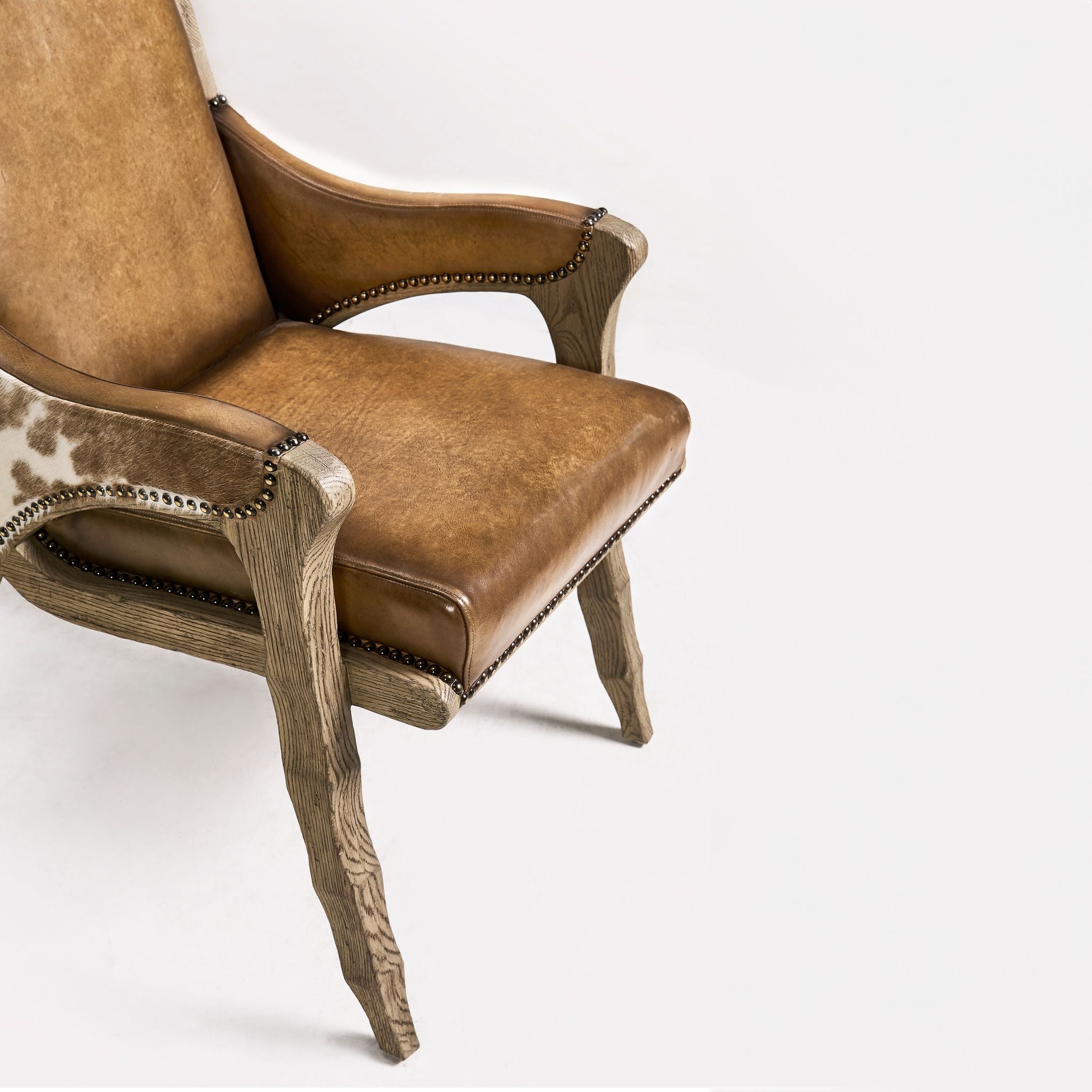Jonathan Charles Echo Canyon Arm Chair — Leather & Hide