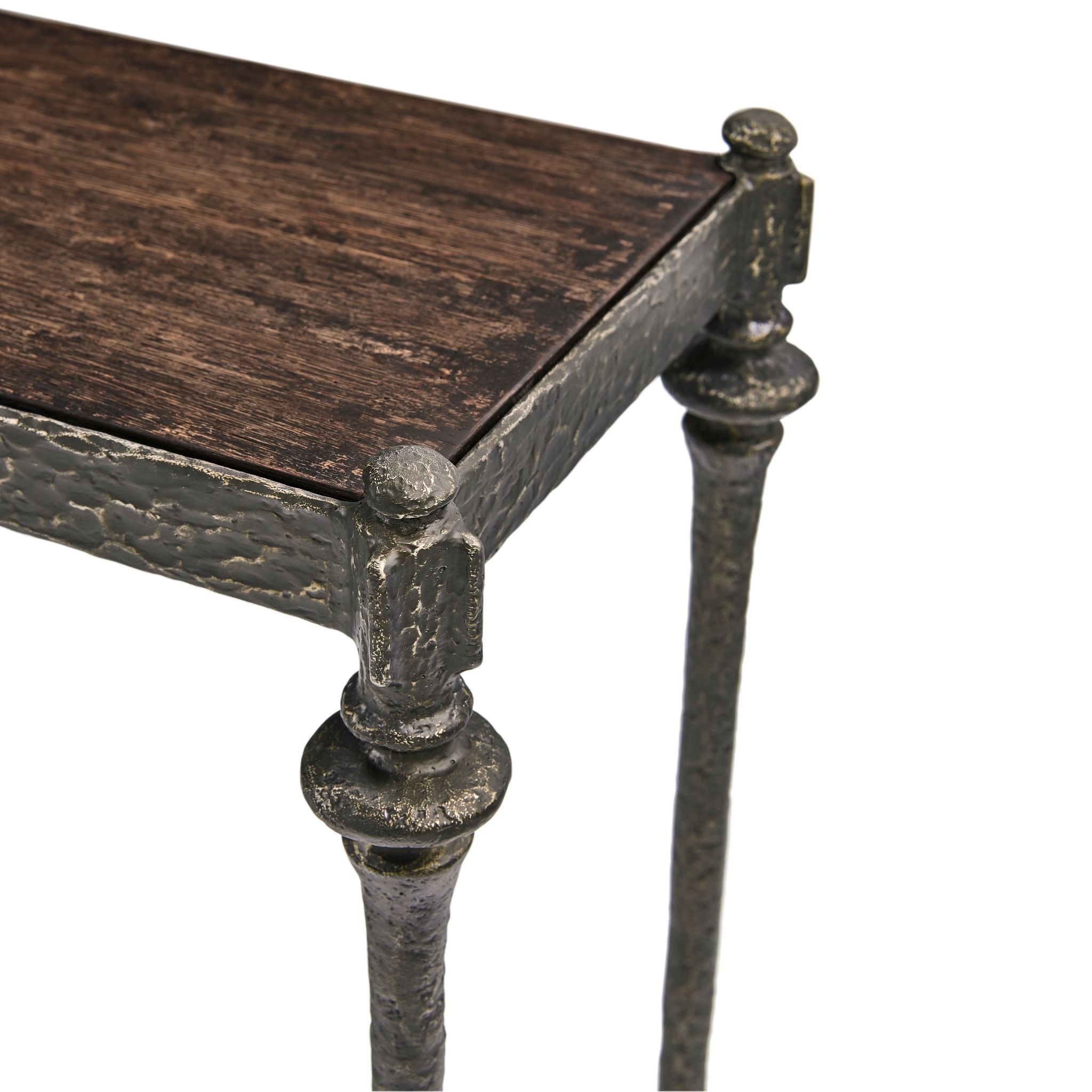 Jonathan Charles Terravita Console Table - Black Caldera