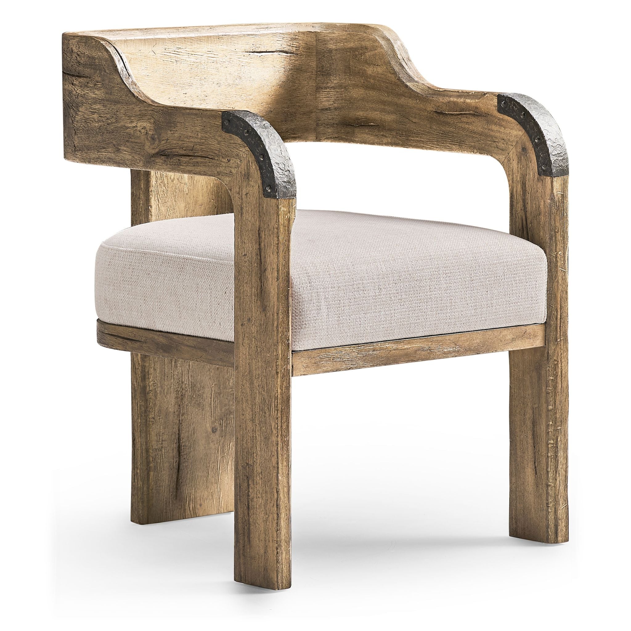 Jonathan Charles Stone Ridge Upholstered Arm Chair Light