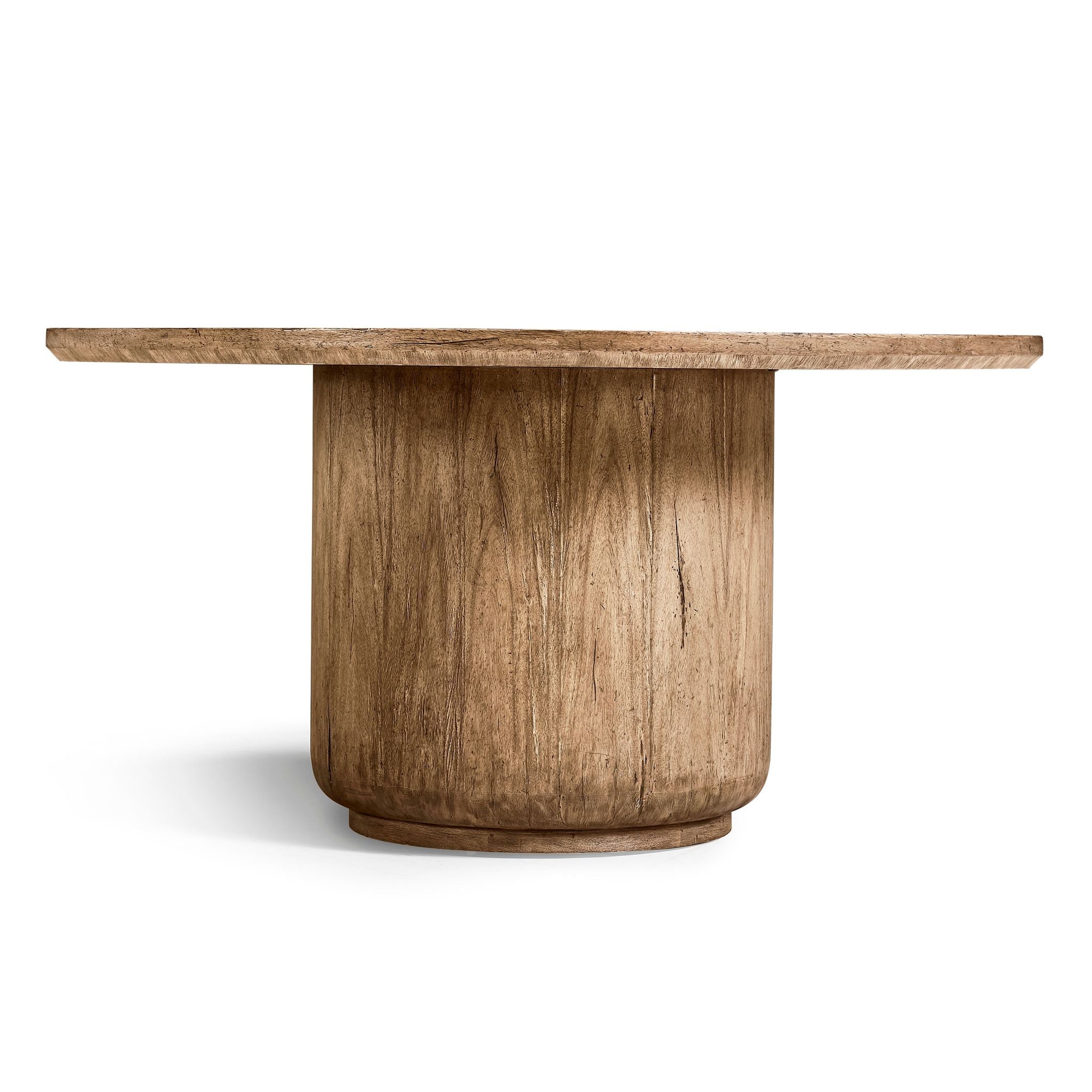 Jonathan Charles 60" Stone Ridge Round Dining Table Light