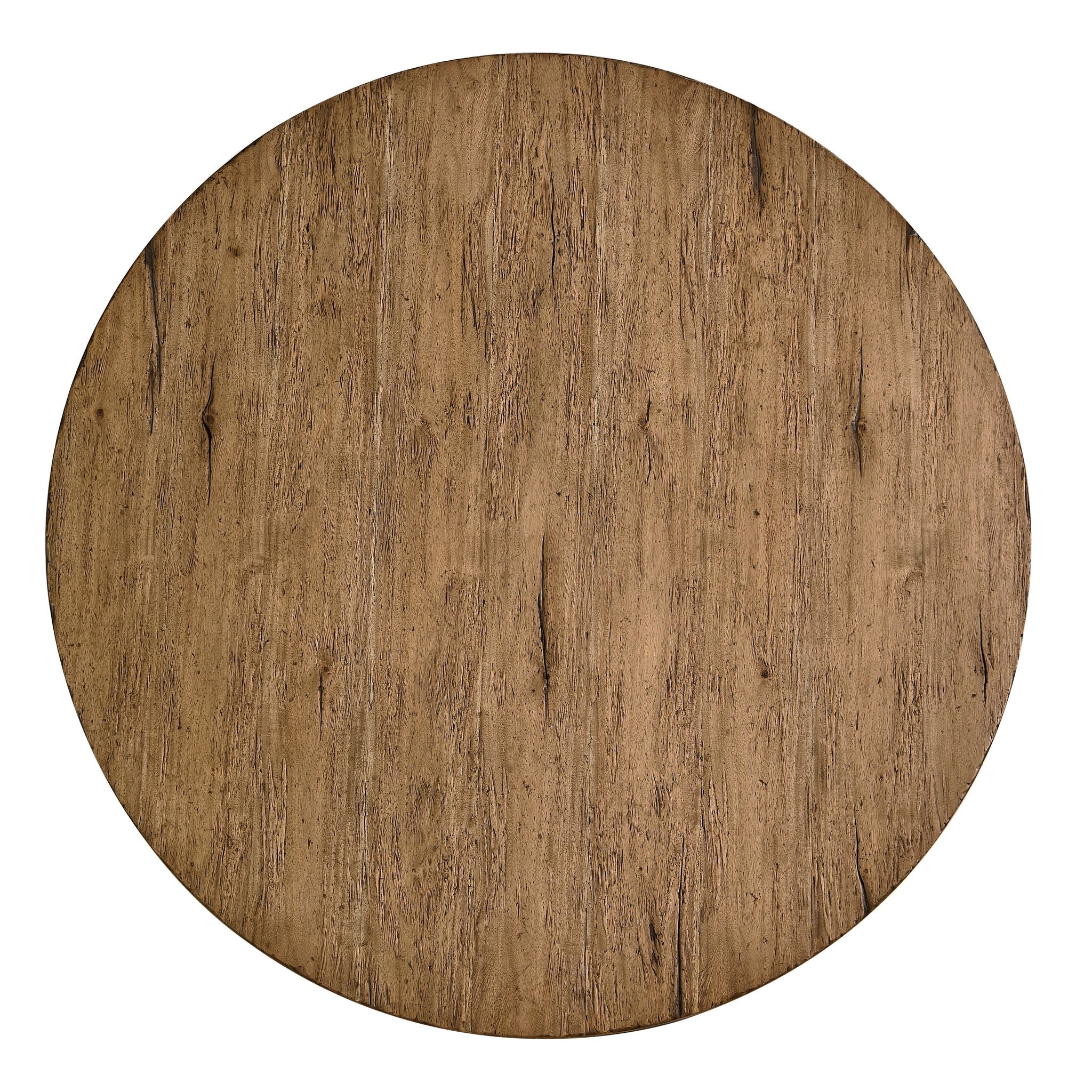 Jonathan Charles 60" Stone Ridge Round Dining Table Light