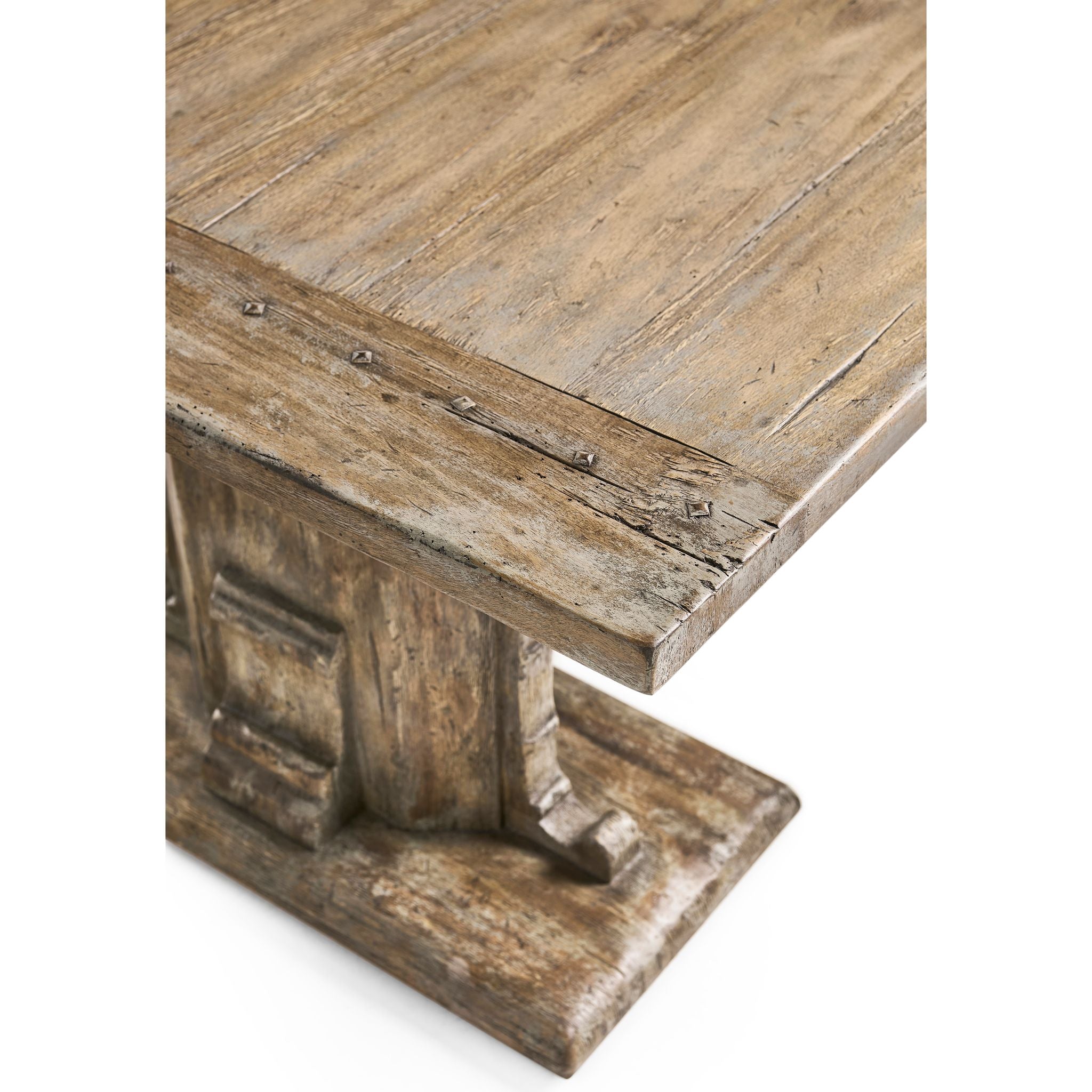Jonathan Charles Caldera Pedestal-Base Console Table