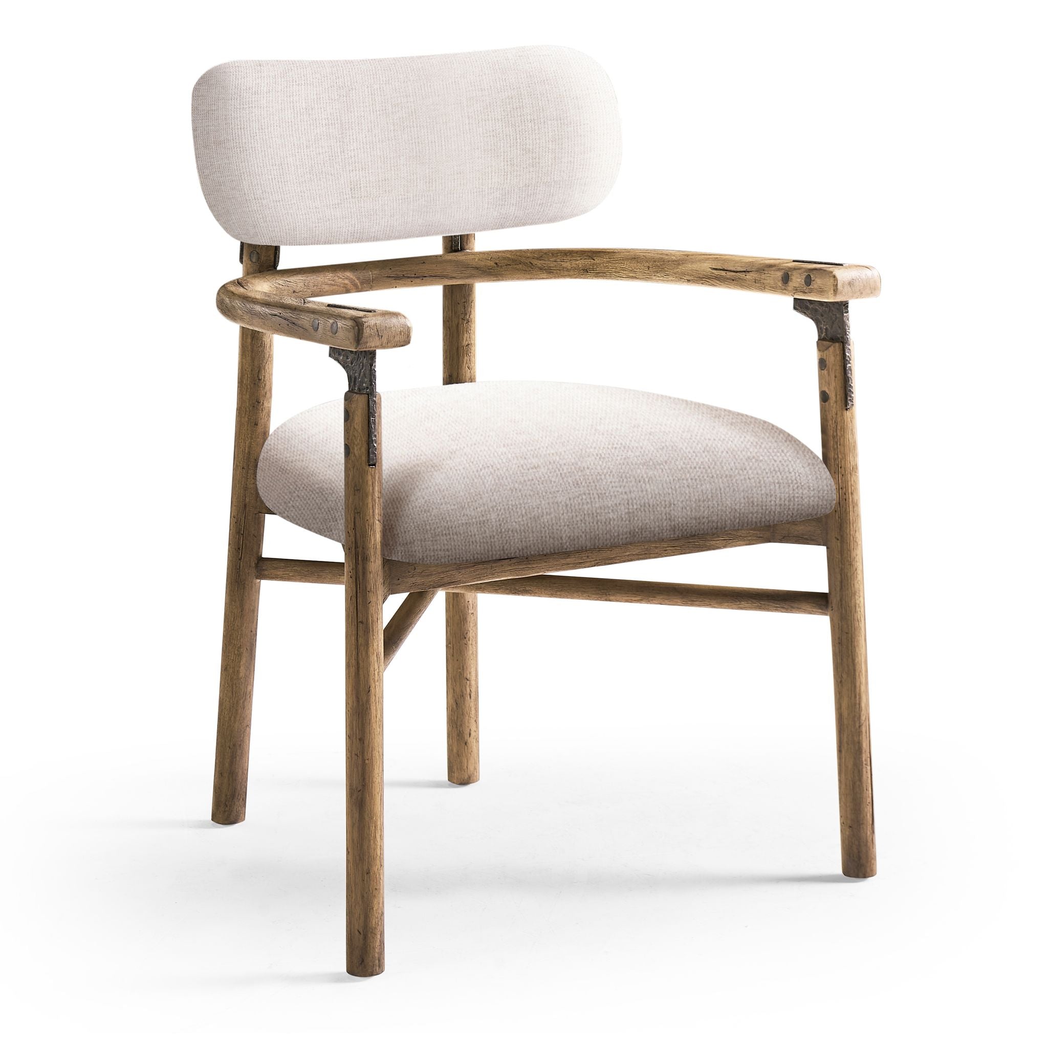 Jonathan Charles Stone Ridge Upholstered Dining Arm Chair