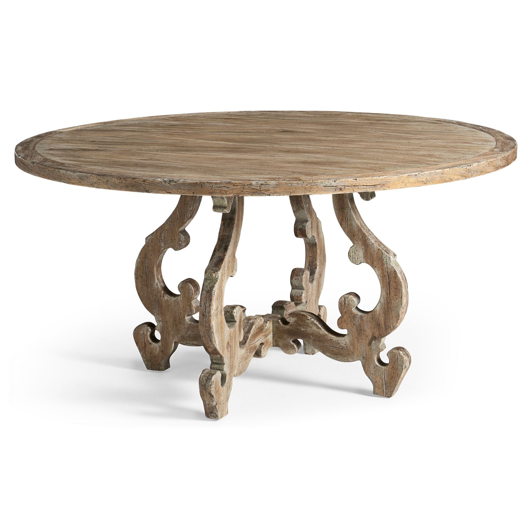 Jonathan Charles Caldera Round Dining Table — 60"