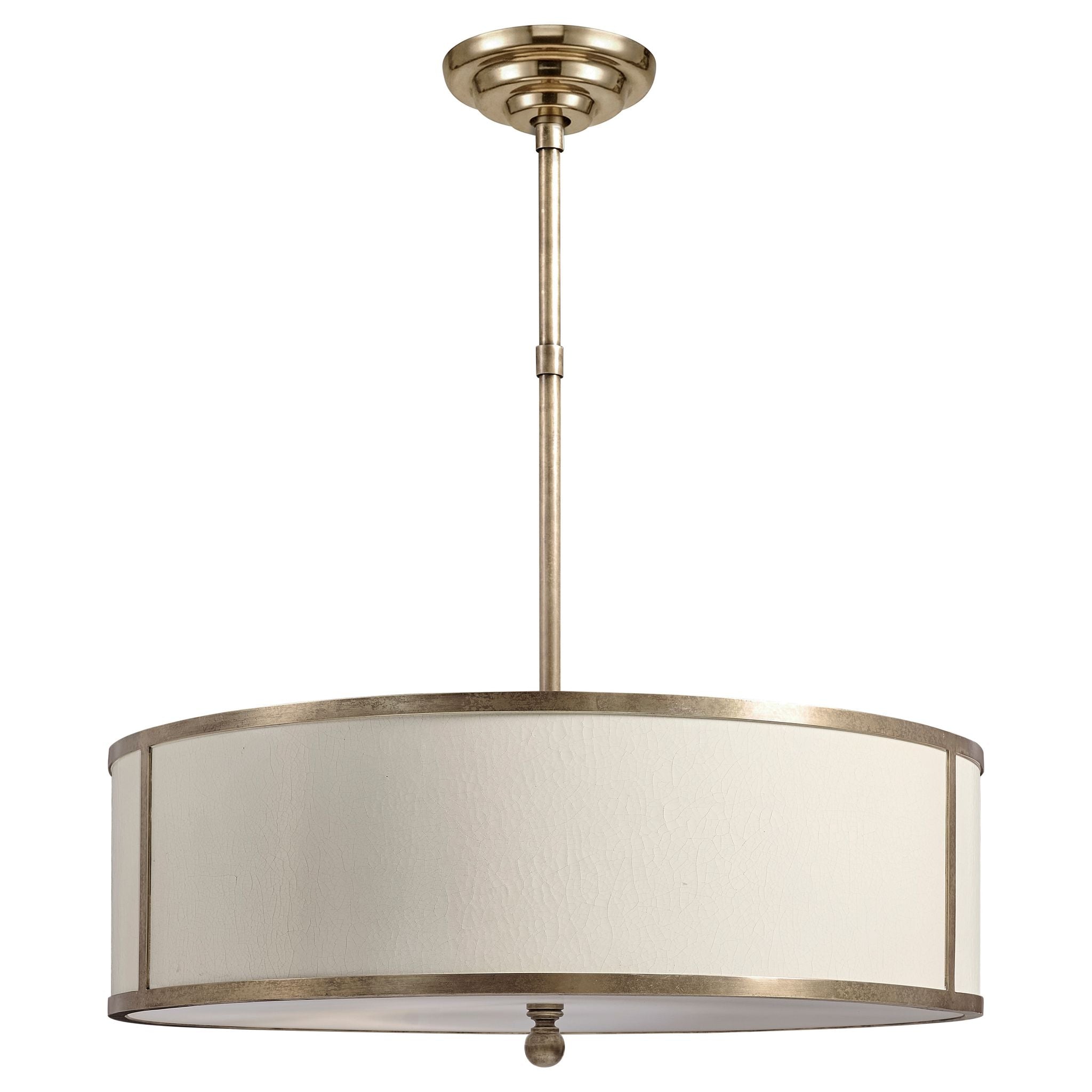 Jonathan Charles Orsman Crackle Drum Chandelier
