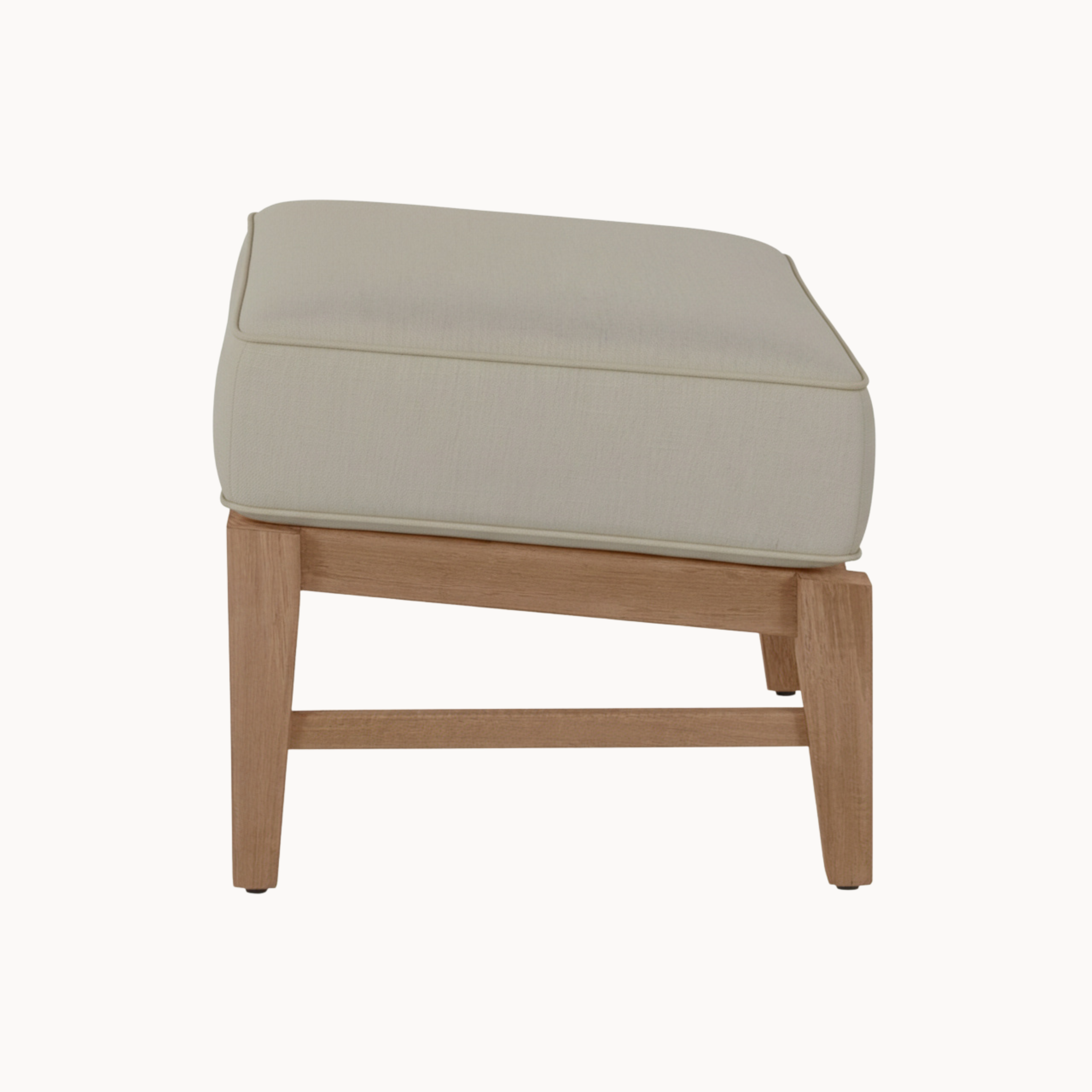 Croquet Teak Ottoman