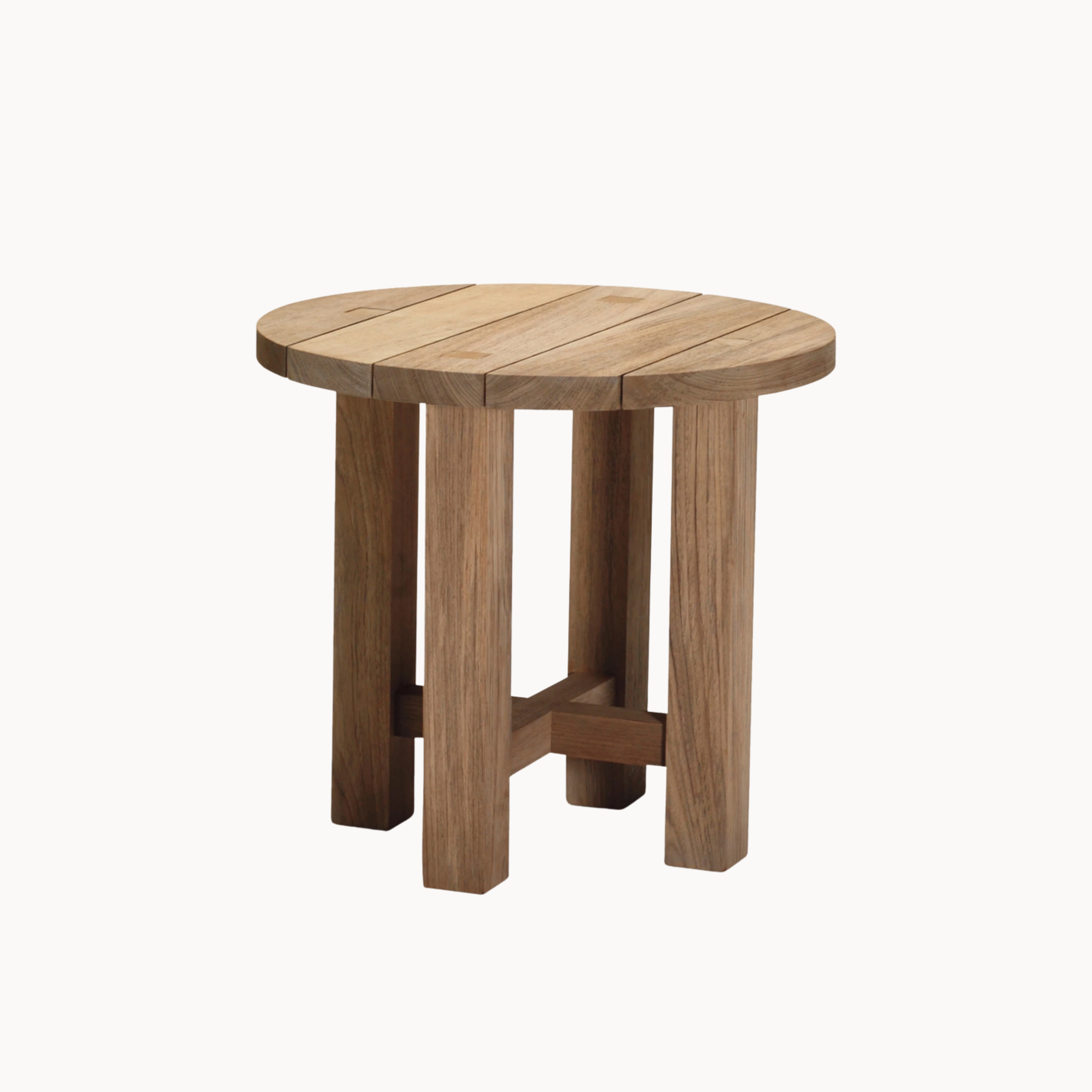 Croquet Teak End Table
