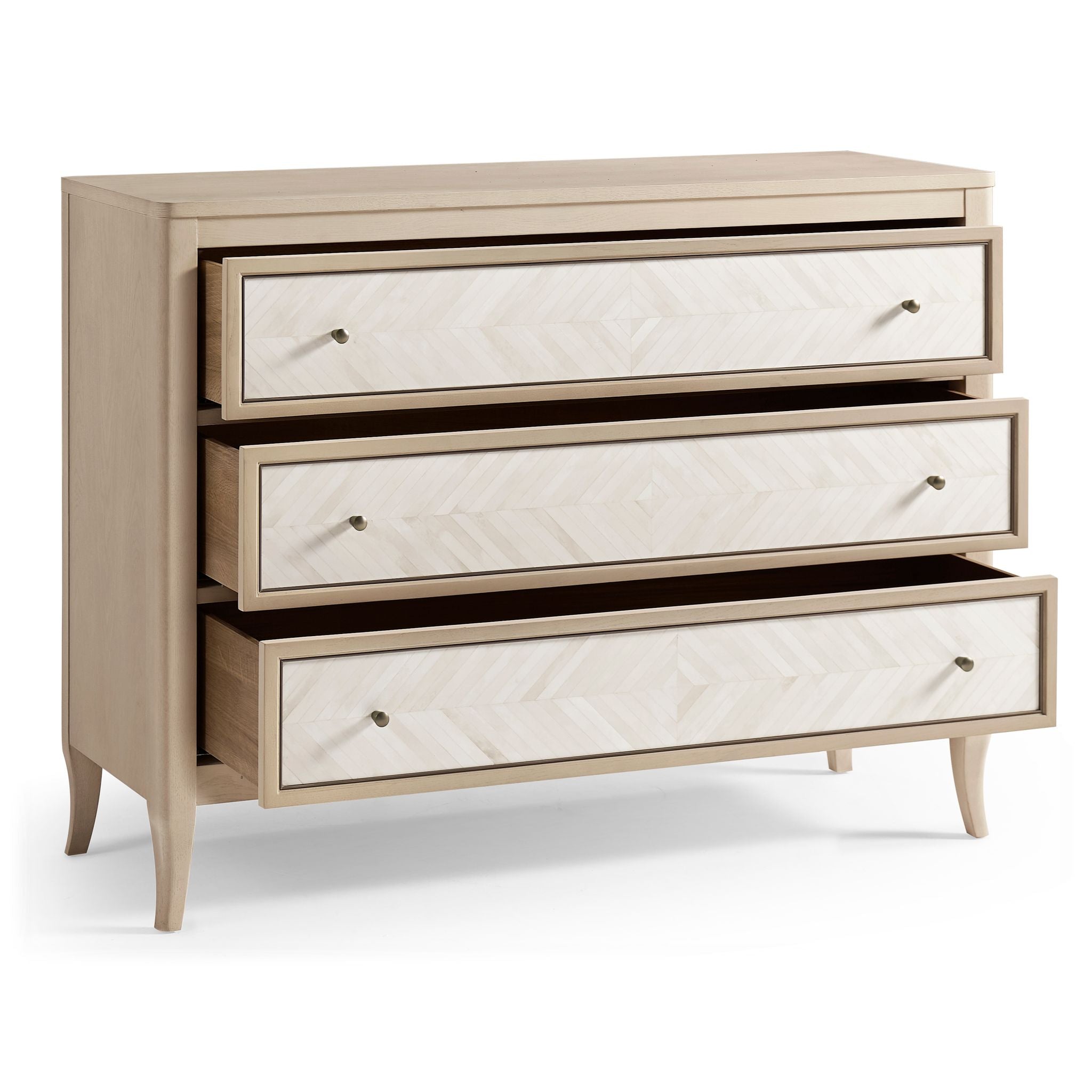 Jonathan Charles Berm Bachelors Chest - 3 Drawers