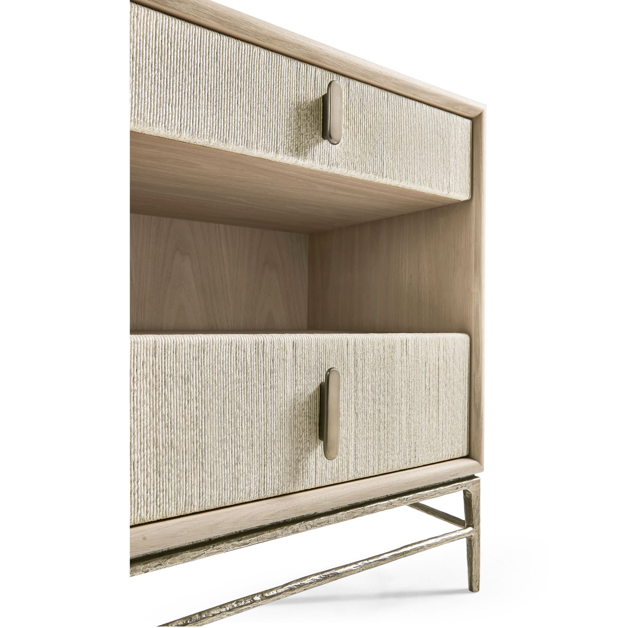 Jonathan Charles Clapotis Danish Cord Narrow Nightstand