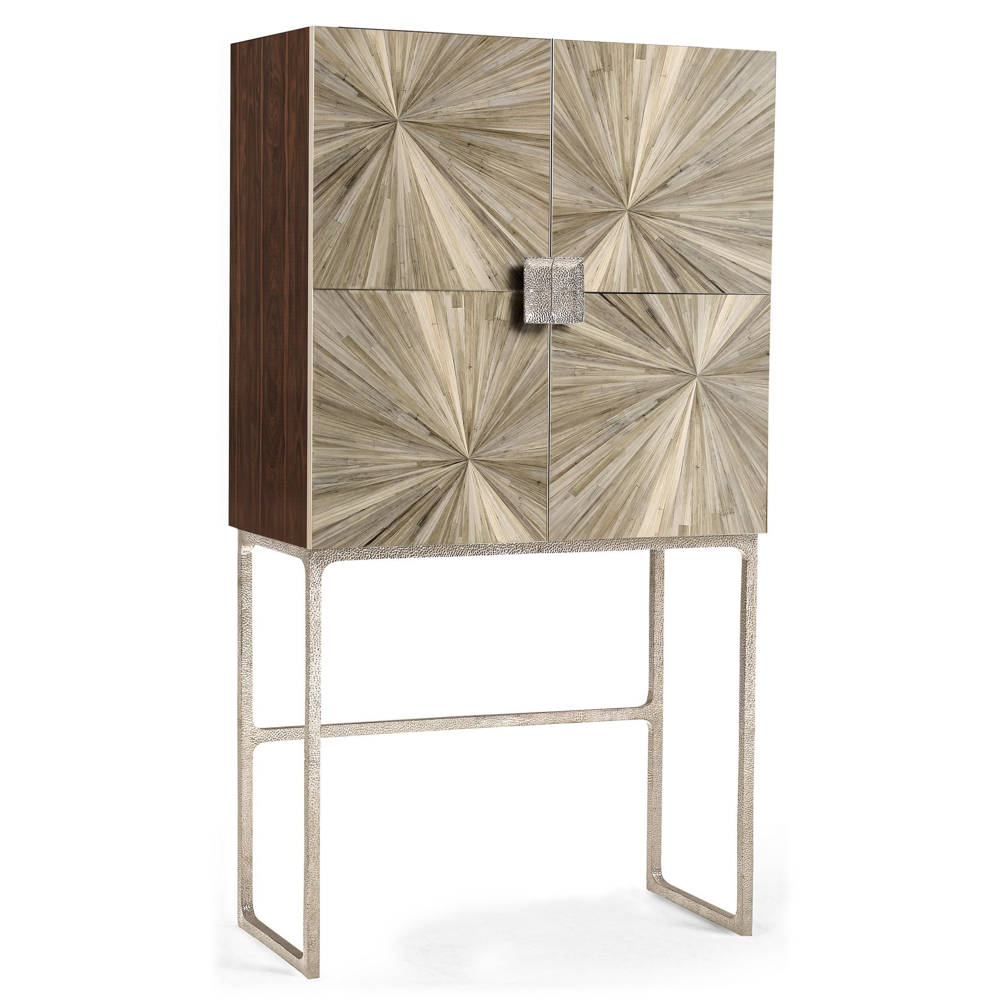 Jonathan Charles JC Modern Bar Cabinet — Natural Straw