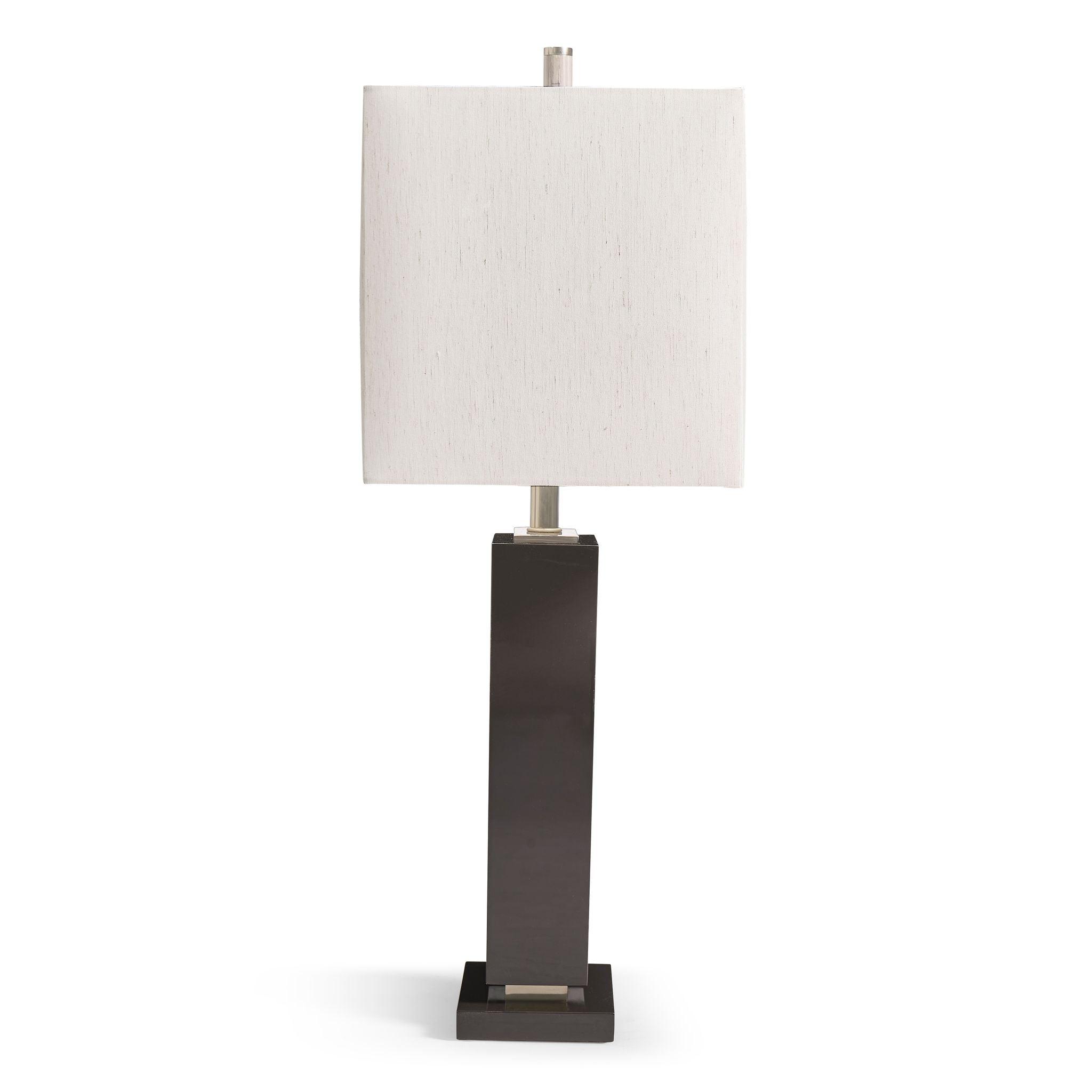 Jonathan Charles JC Modern Vertical Table Lamp — Natural Straw