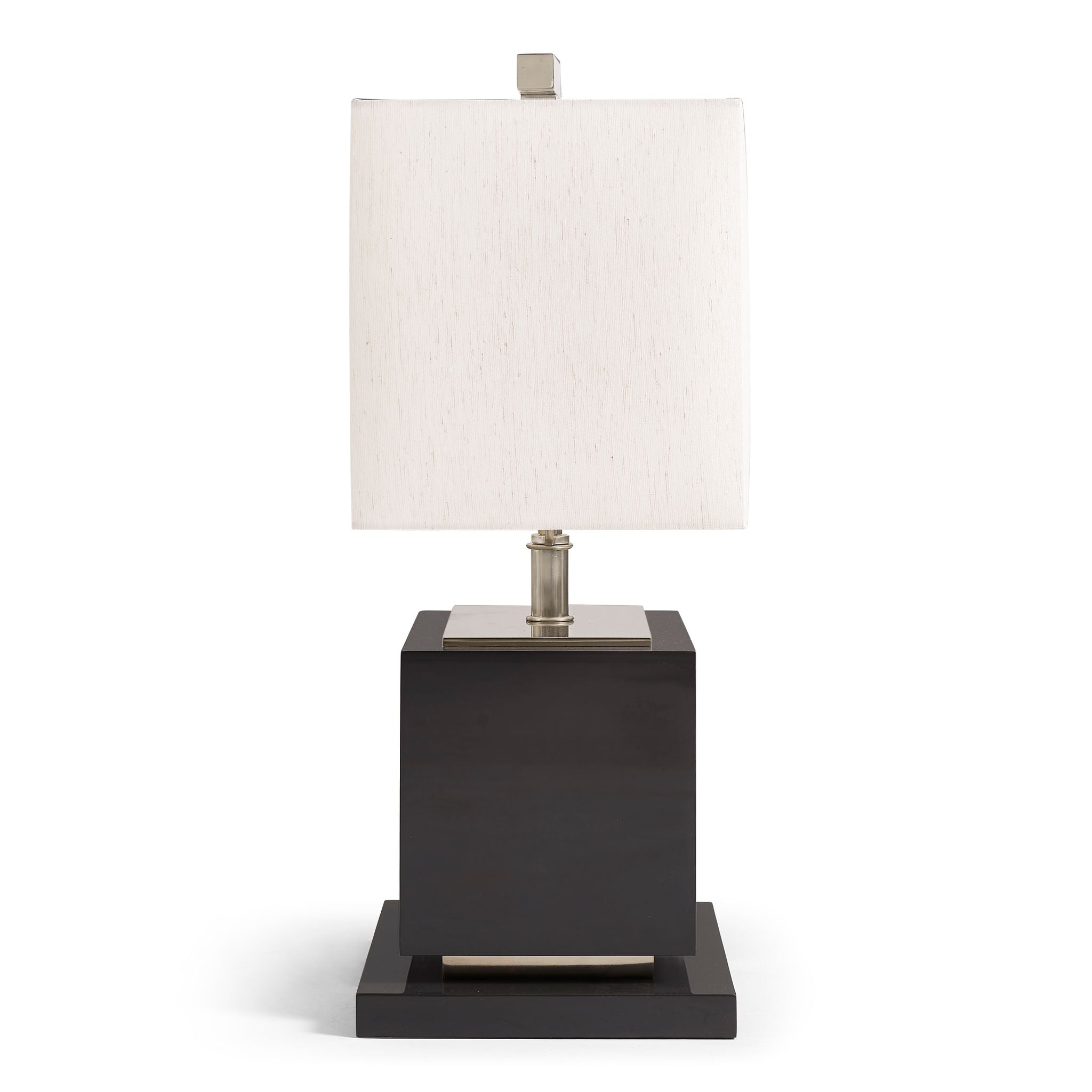Jonathan Charles JC Modern Horizontal Table Lamp — Natural Straw
