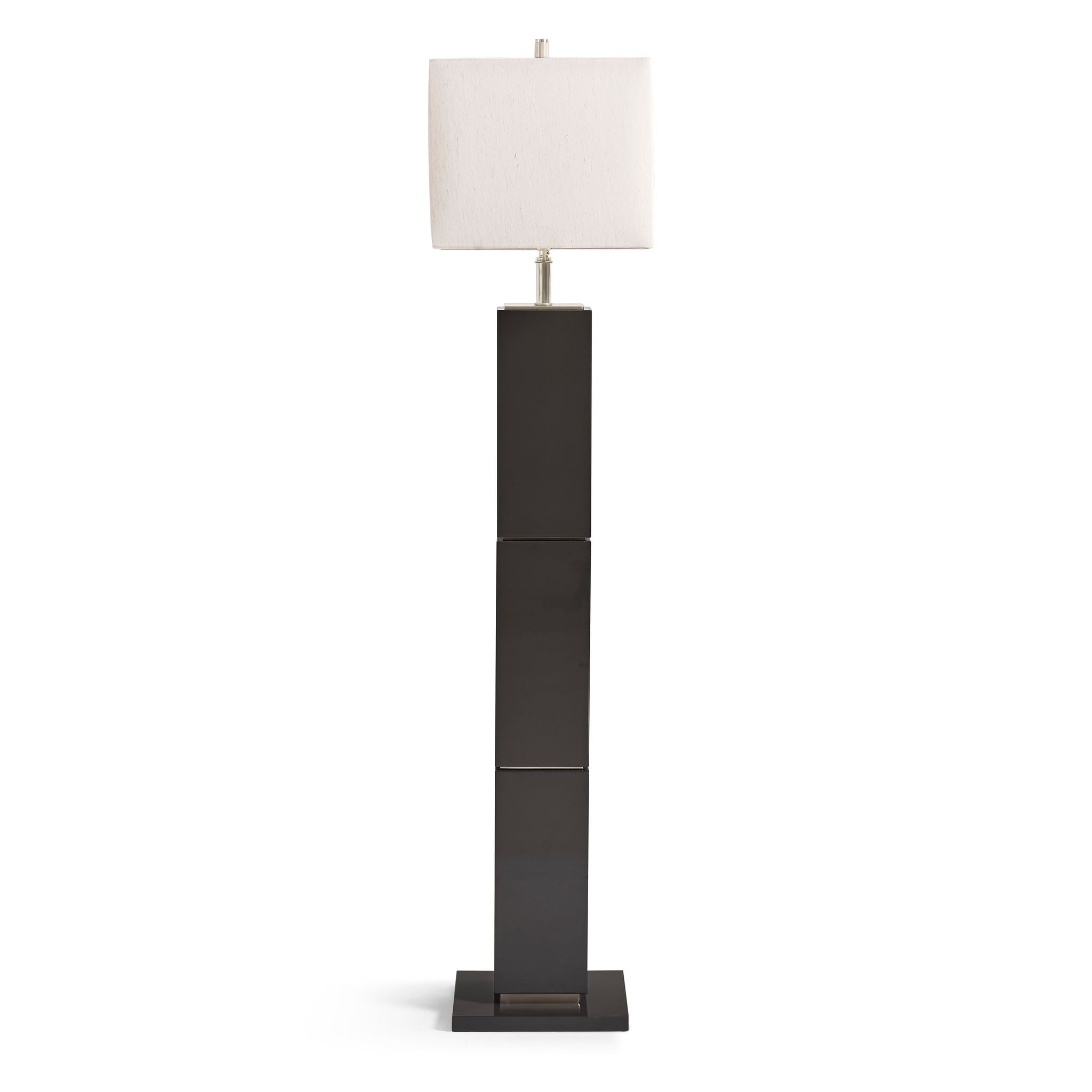 Jonathan Charles JC Modern Floor Lamp — Natural Straw