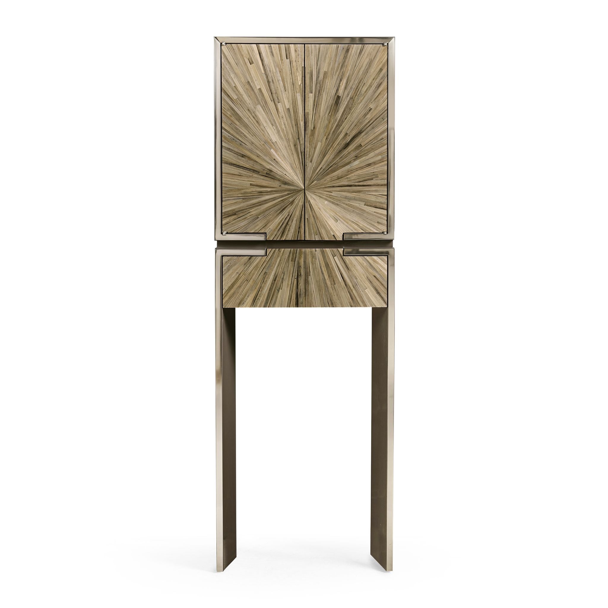 Jonathan Charles Terra Natural Bar Cabinet