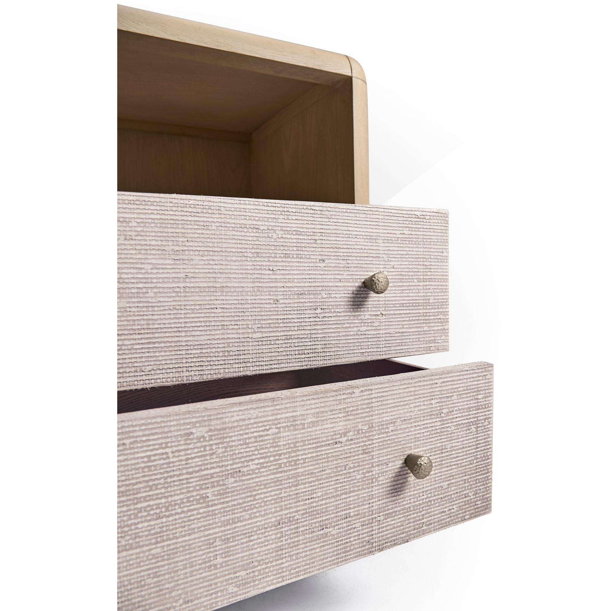 Jonathan Charles Keel Raffia Nightstand
