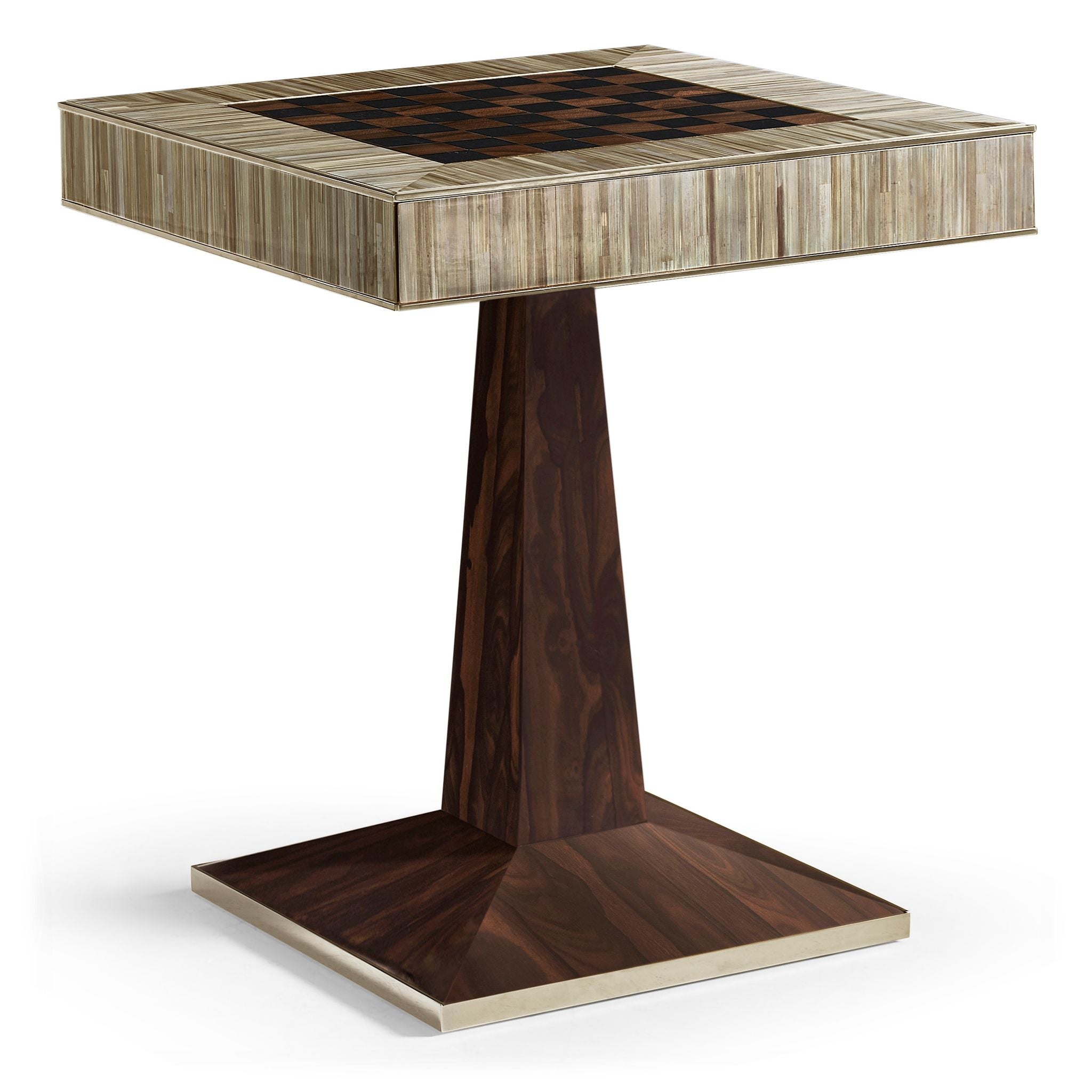 Jonathan Charles JC Modern Straw Game Table — Natural Straw