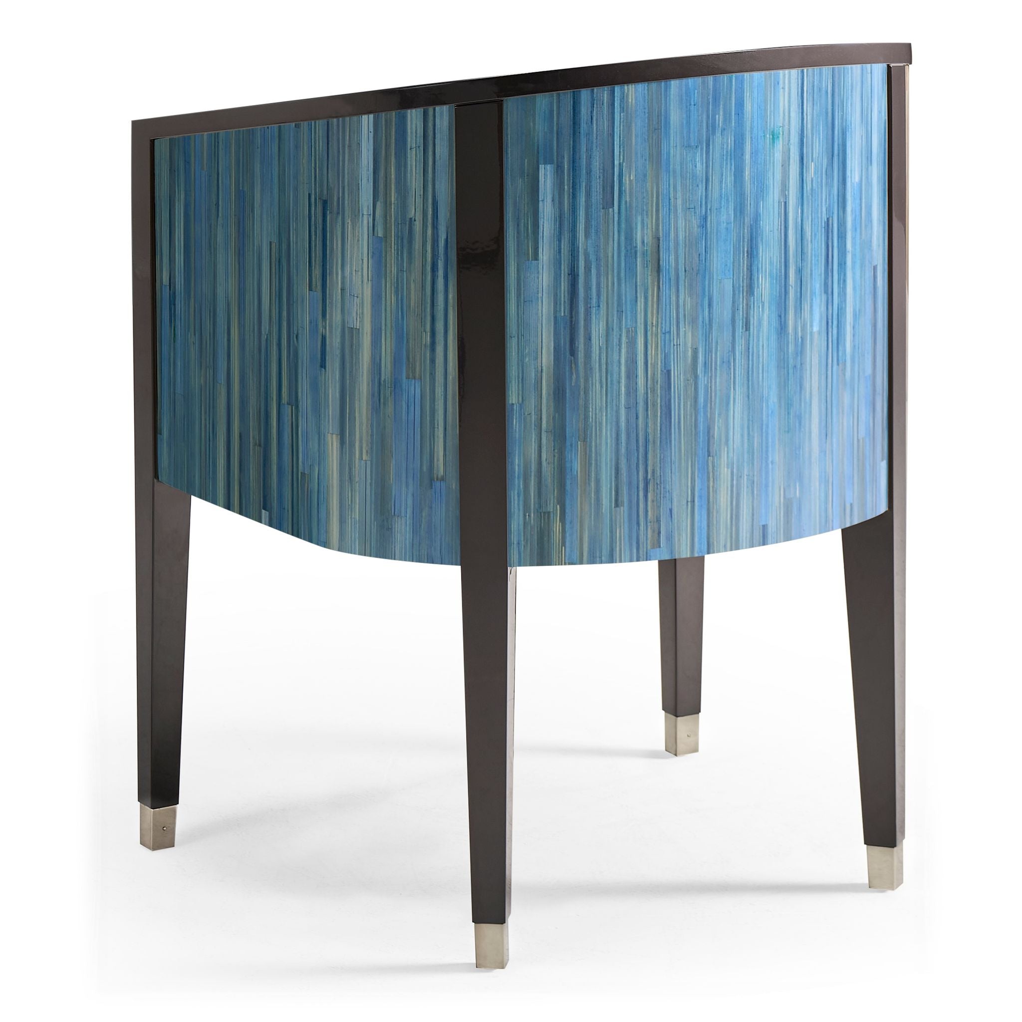 Jonathan Charles Sapphire Barrel Dining Chair