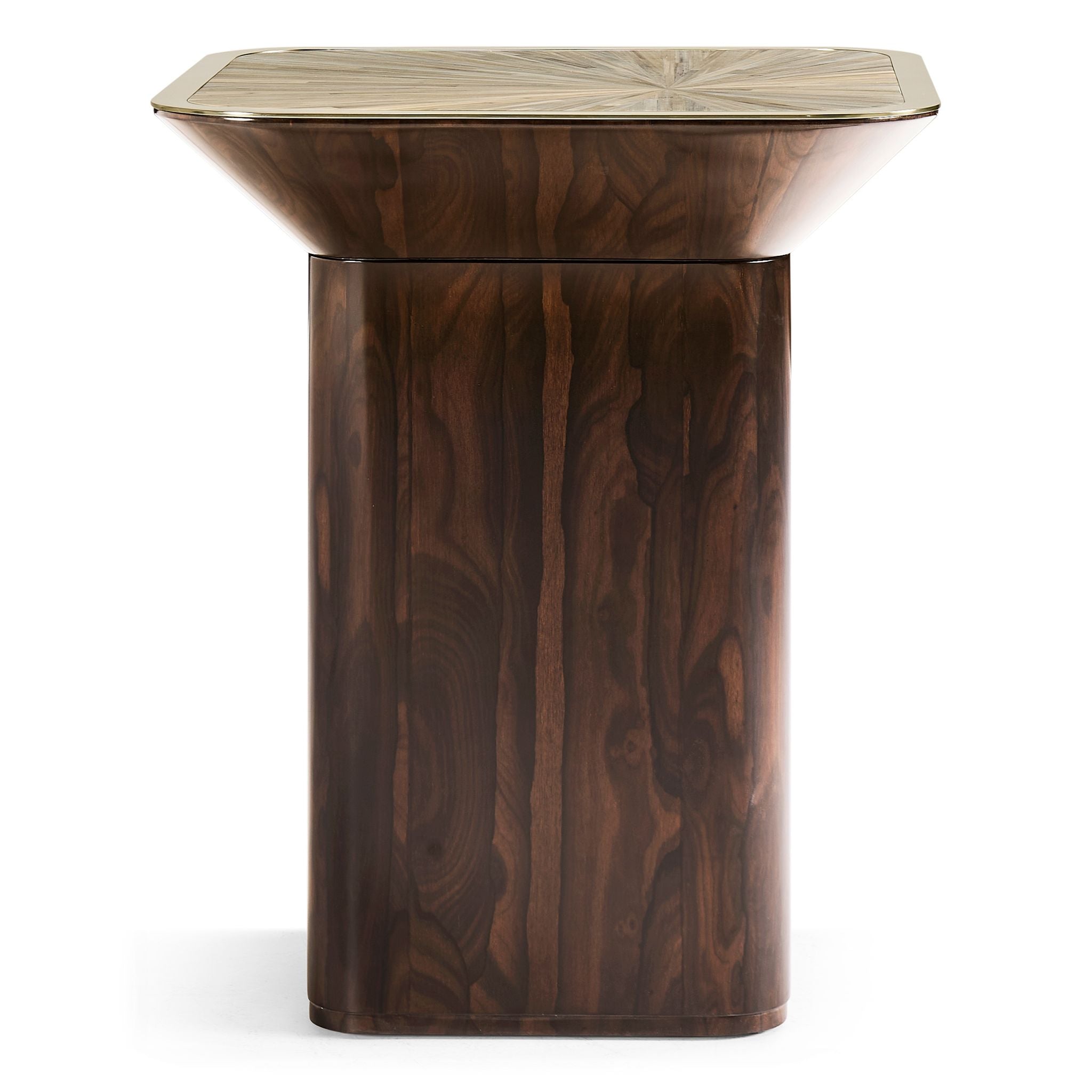 Jonathan Charles JC Modern Square Lamp Table — Natural Straw