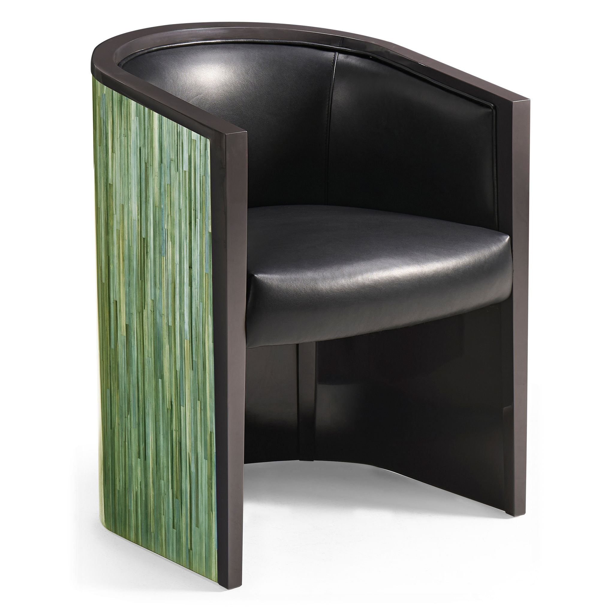 Jonathan Charles Verdure Straw Barrel Chair
