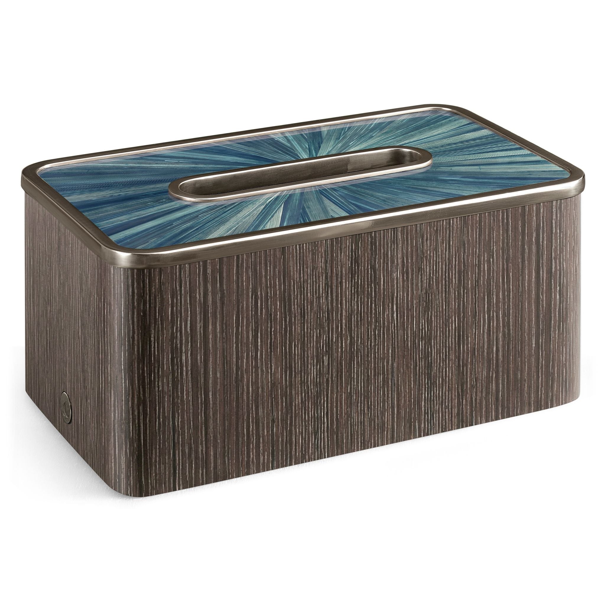 Jonathan Charles Sapphire Rectangular Tissue Box