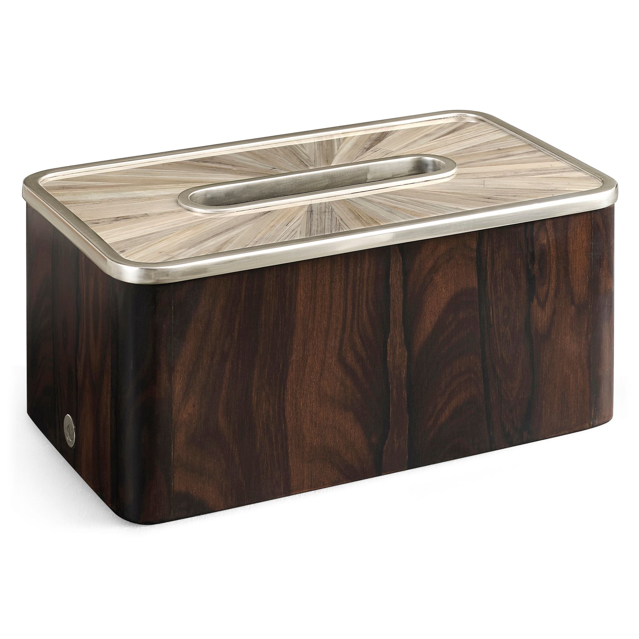 Jonathan Charles Terra Rectangular Tissue Box — Natural Straw