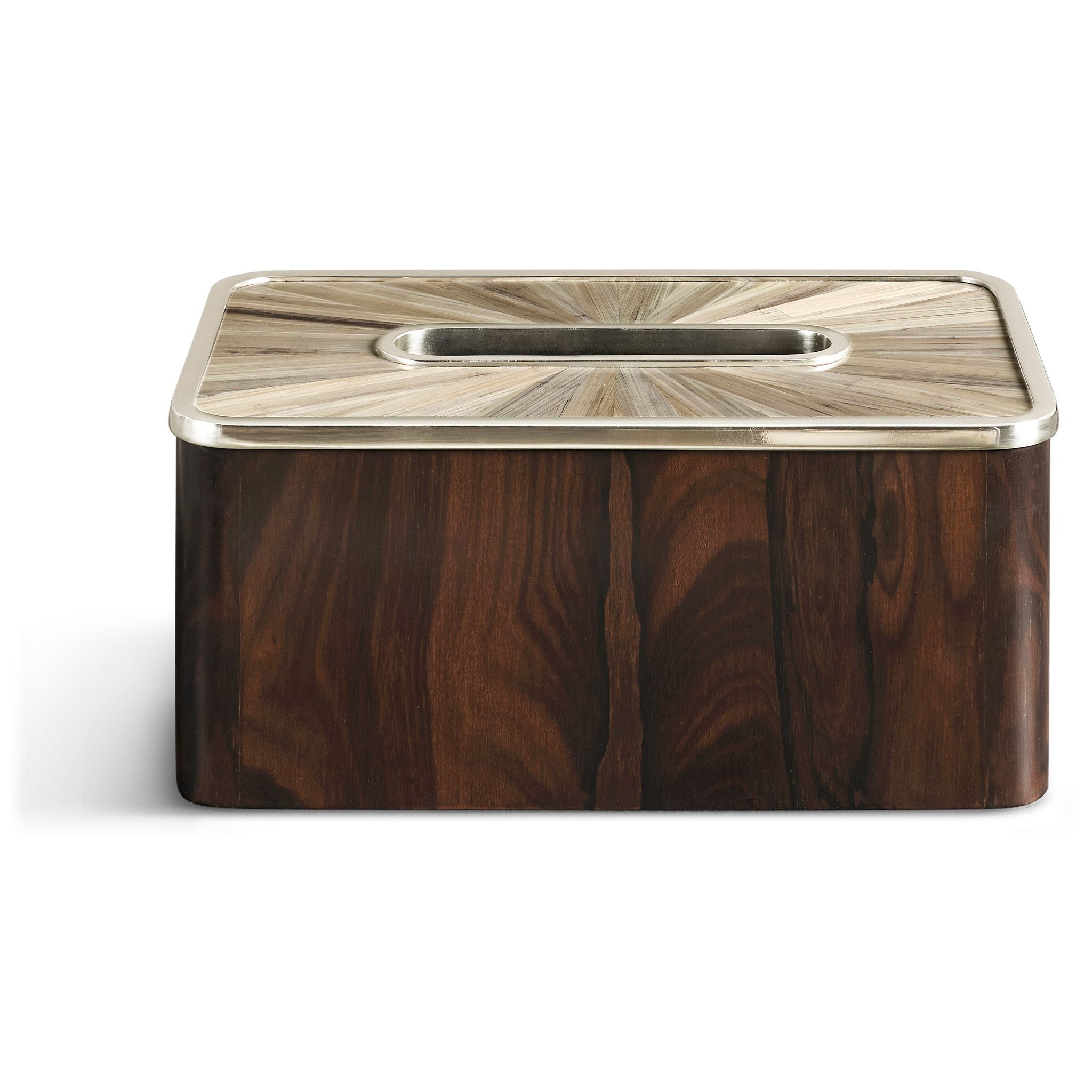 Jonathan Charles Terra Rectangular Tissue Box — Natural Straw