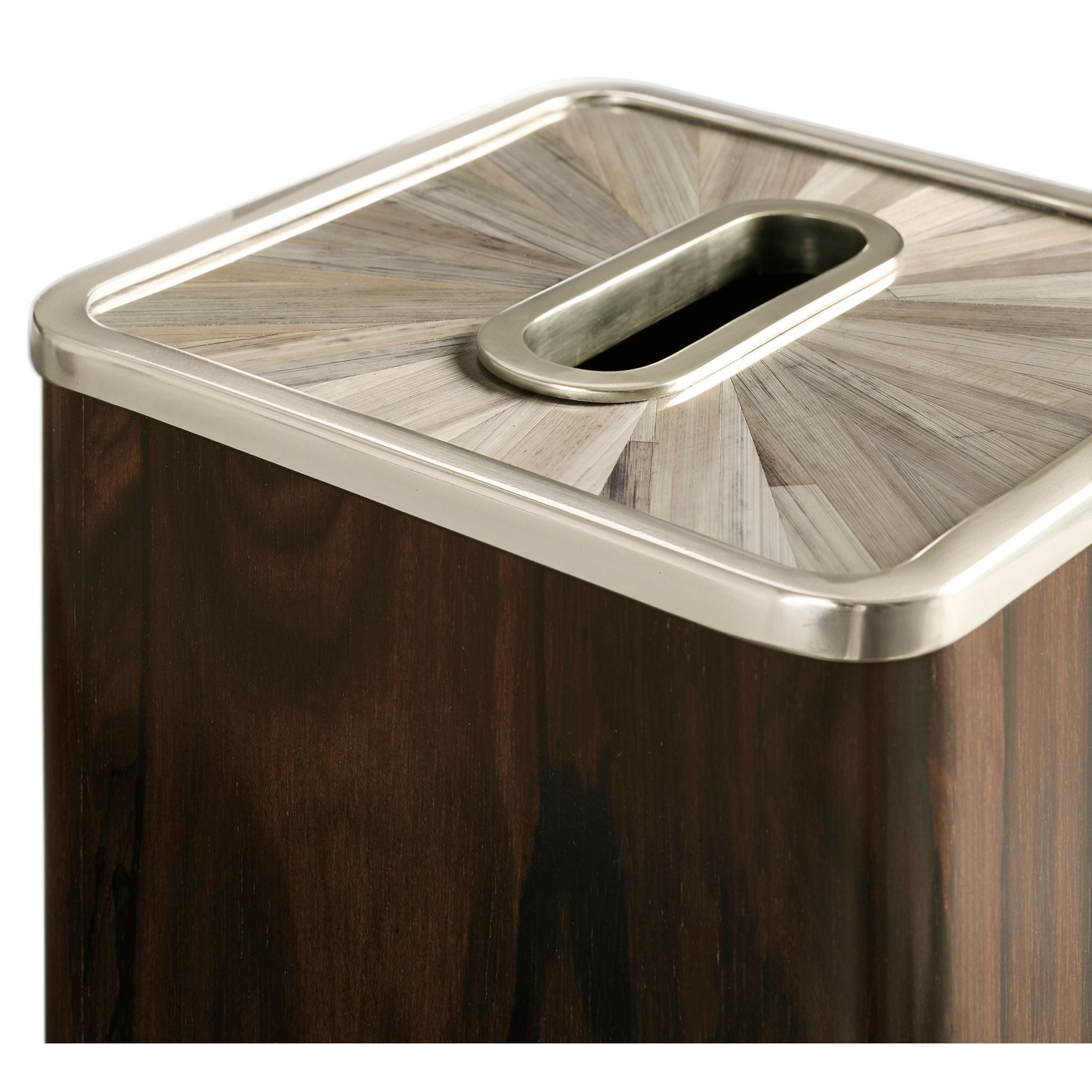 Jonathan Charles JC Modern Square Tissue Box — Natural Straw