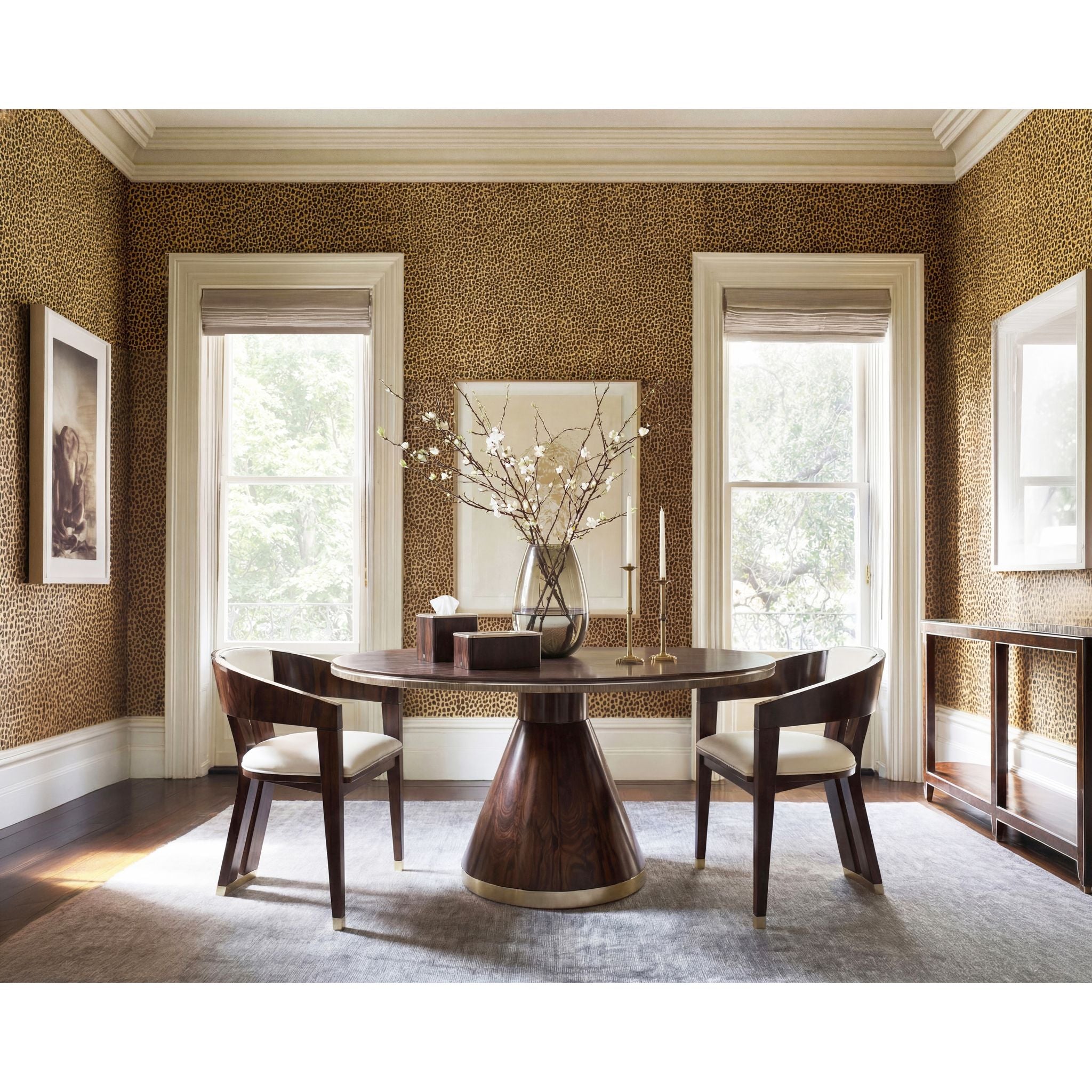 Jonathan Charles Terra Round Dining Table — 60"