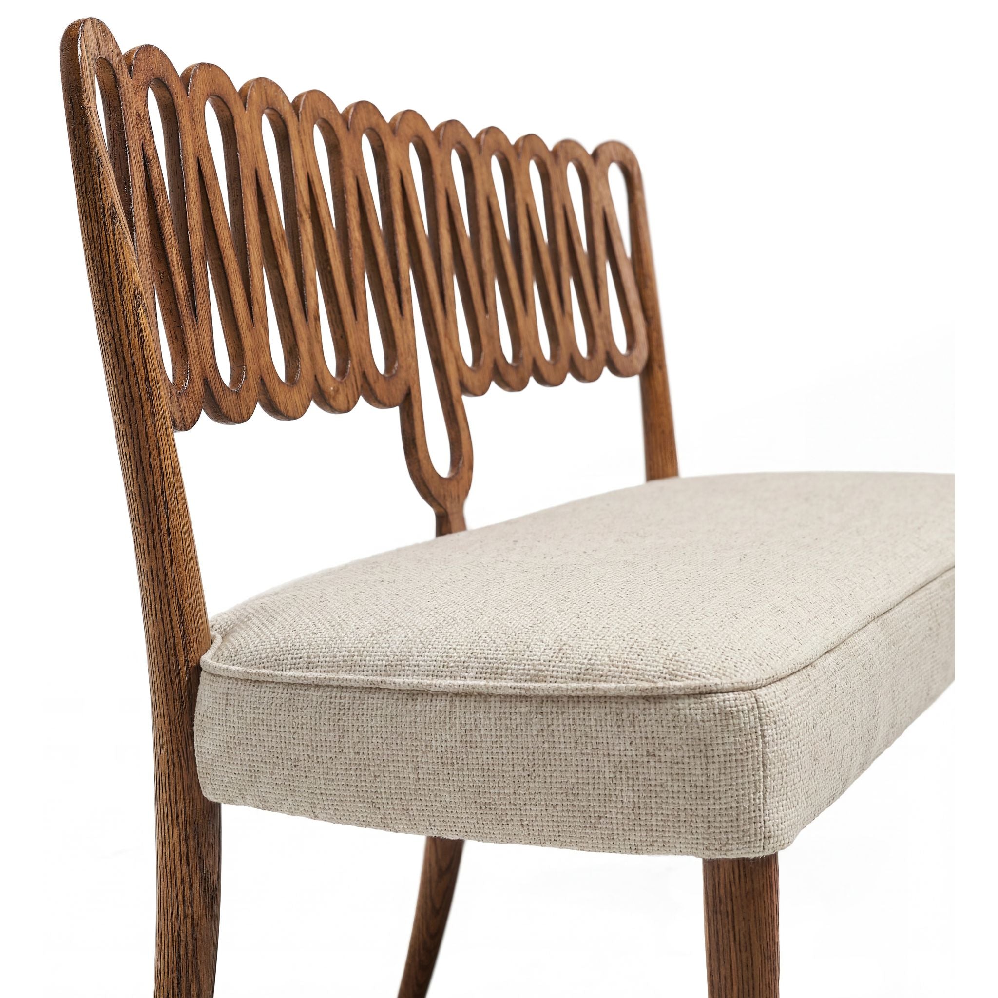 Jonathan Charles Ampney Oak Dining Bench — Toasted Oak