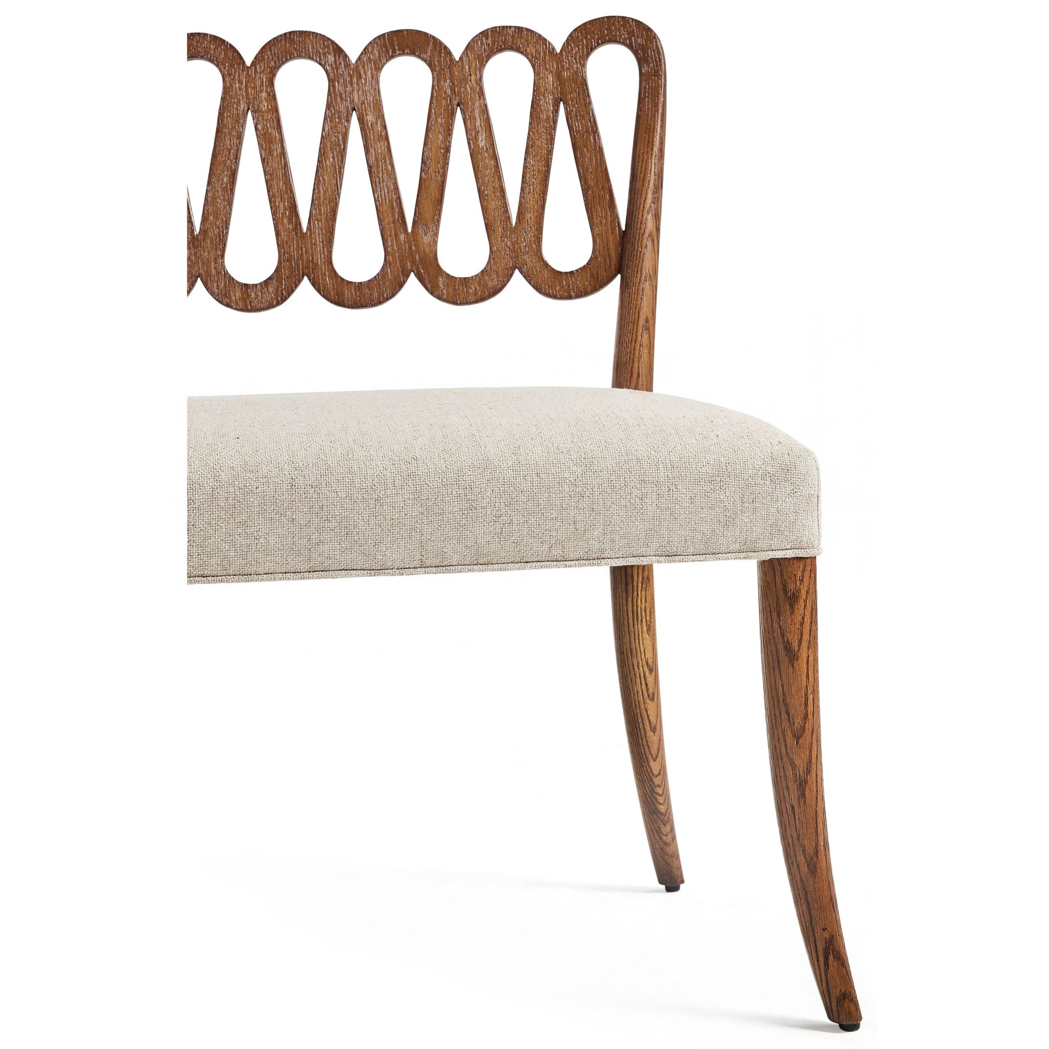 Jonathan Charles Ampney Oak Dining Bench — Toasted Oak