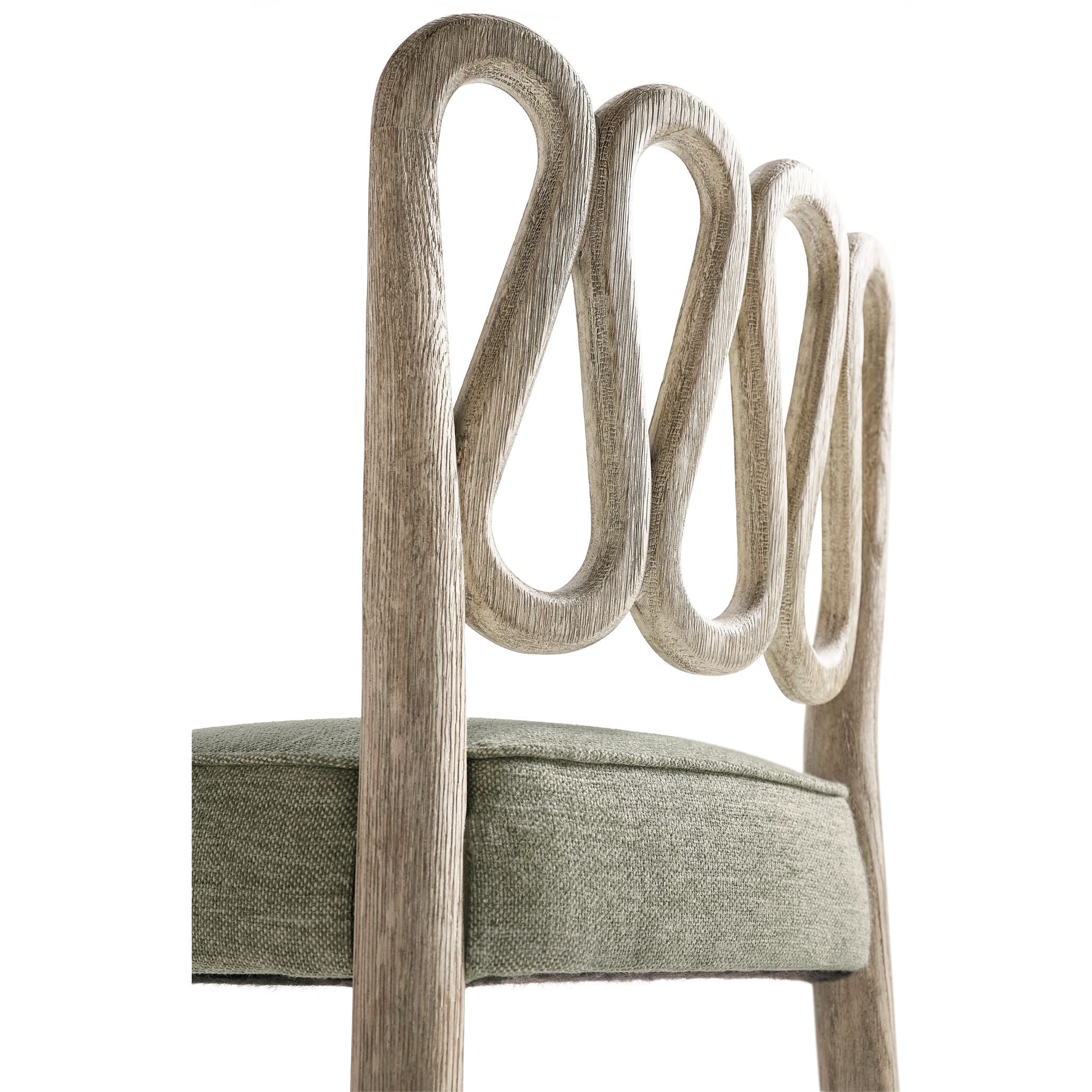 Jonathan Charles Ampney Grey Oak Bar Stool 30" - Armless
