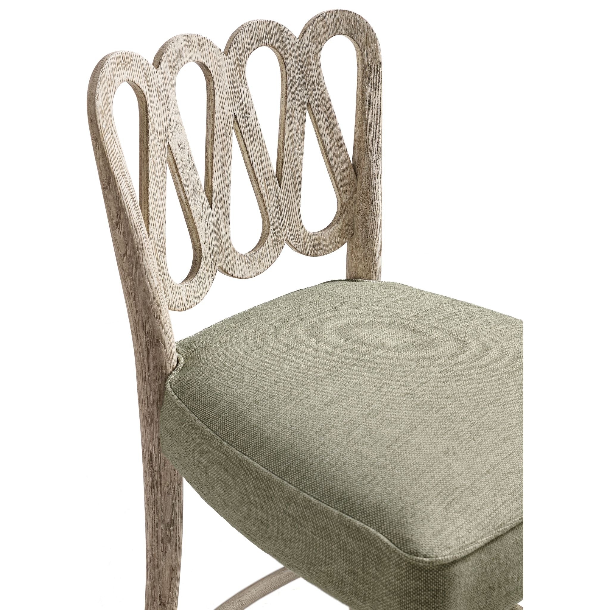 Jonathan Charles Ampney Grey Oak Bar Stool 30" - Armless