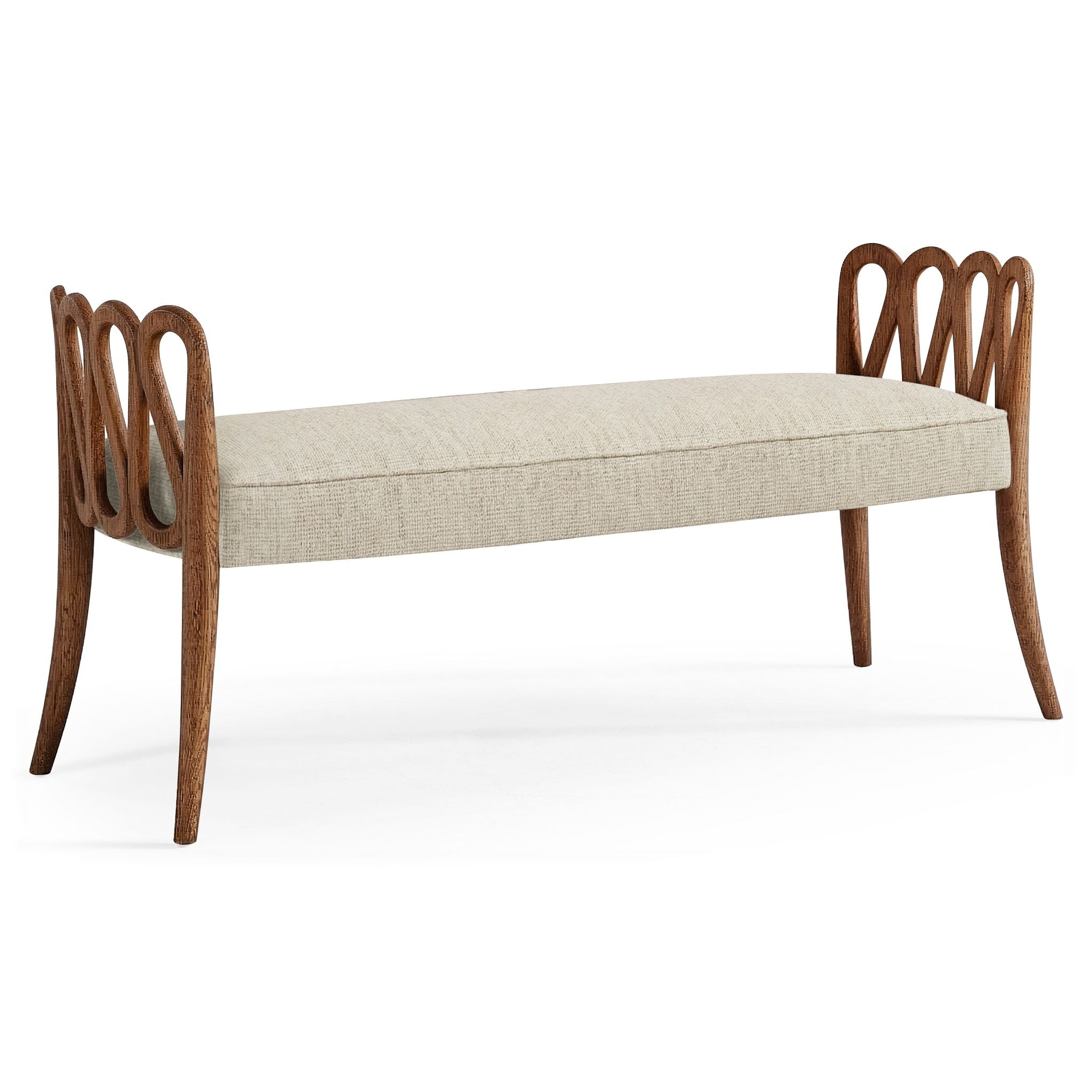 Jonathan Charles Ampney Oak Bench — Toasted Oak