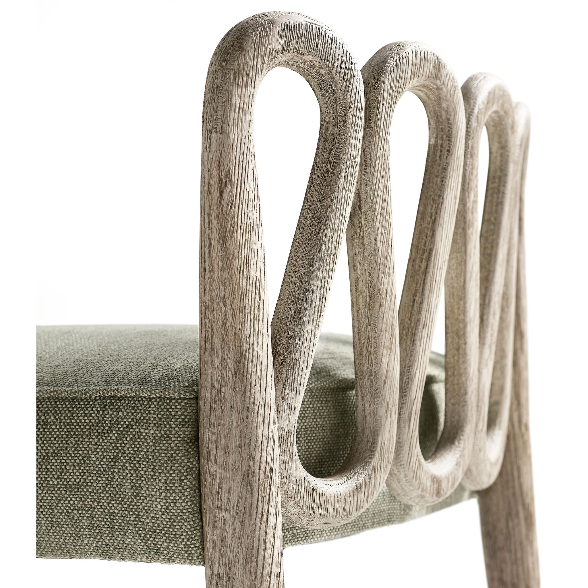 Jonathan Charles Ampney Oak Bench — Greyed Oak