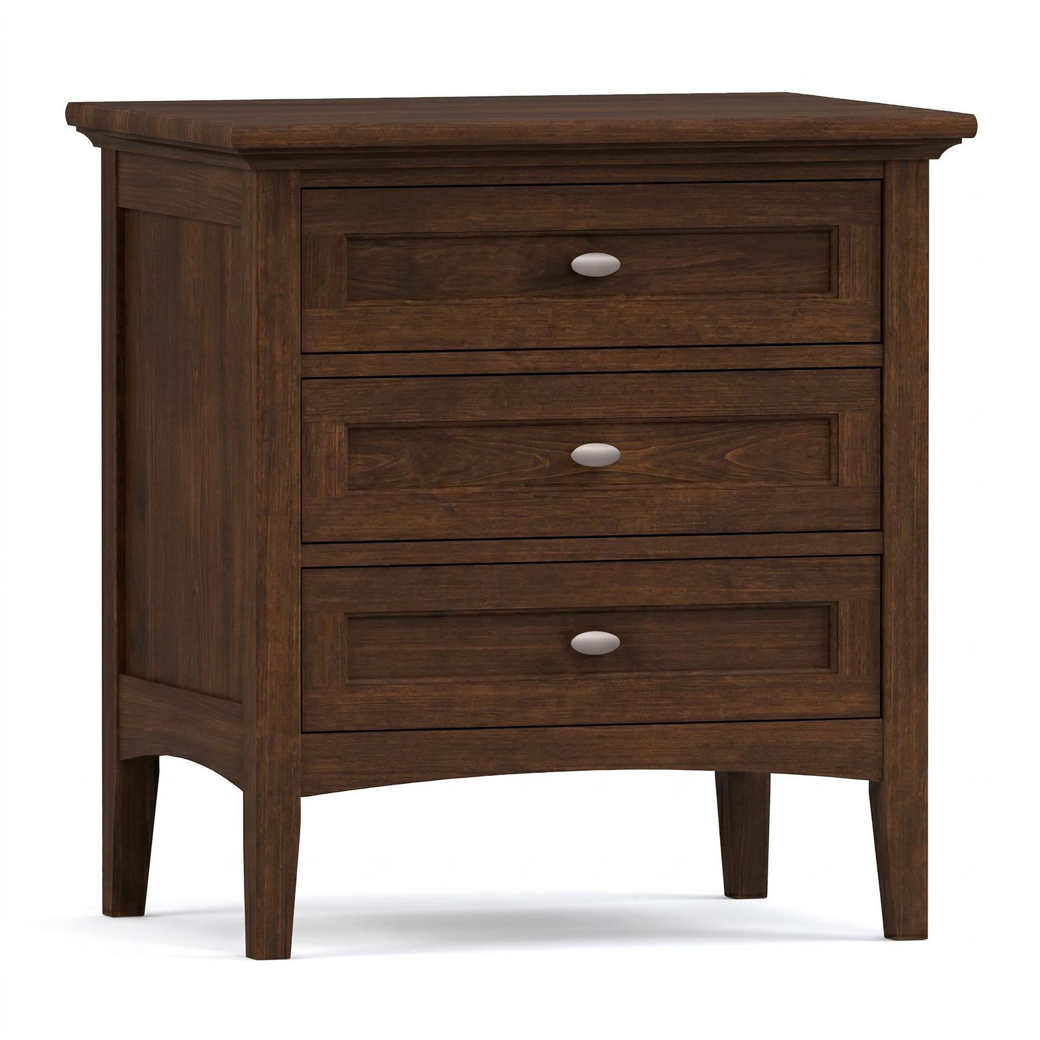 Revere Three-Drawer Nightstand - 560-463-802-08
