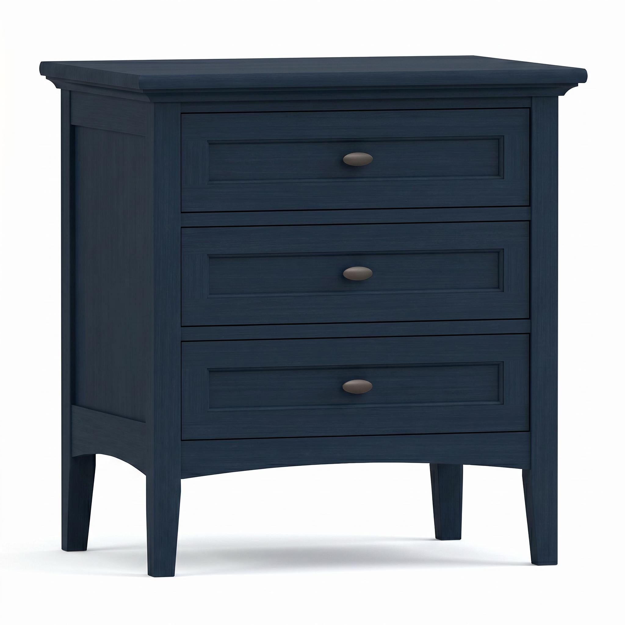 Revere Three-Drawer Nightstand - 560-463-802-08