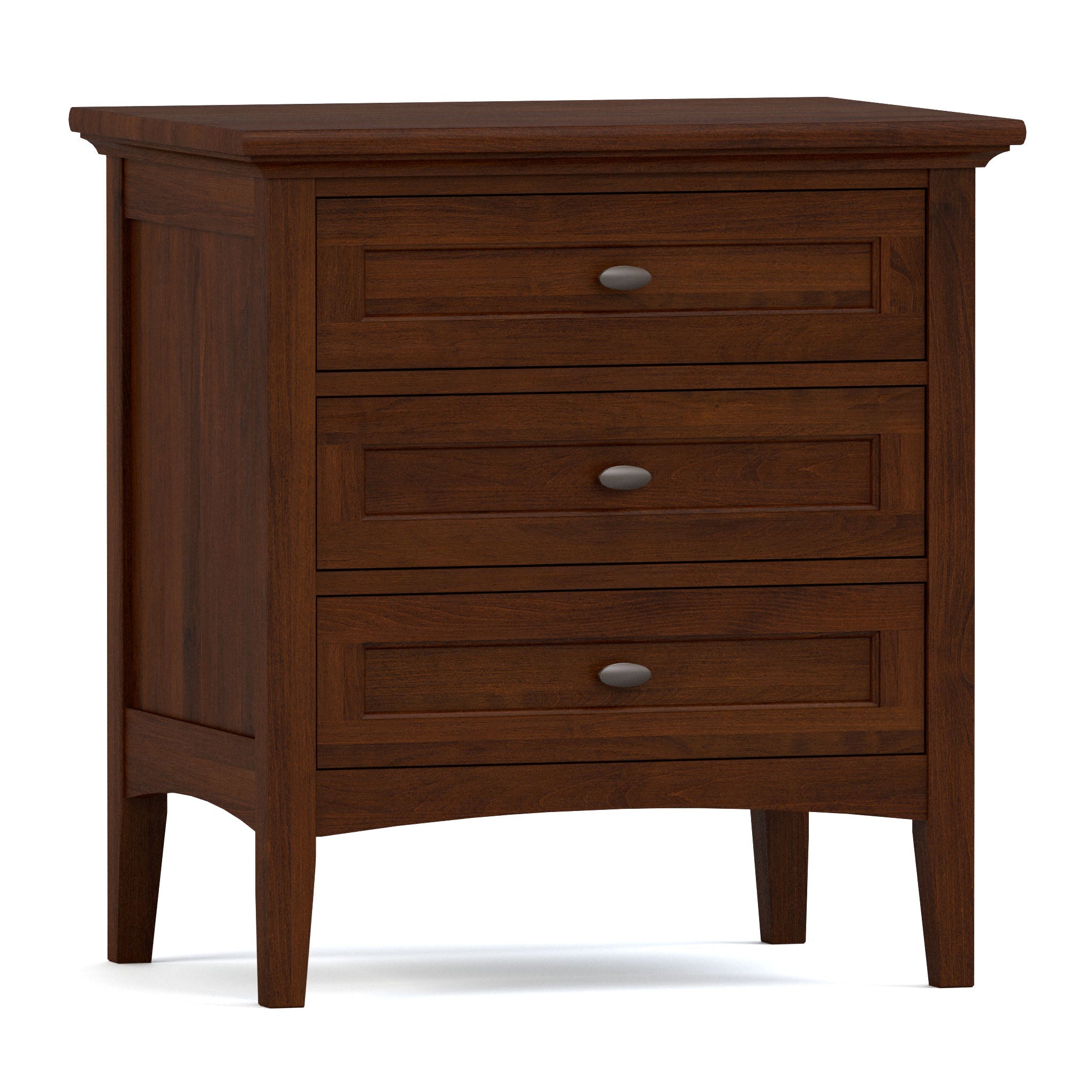 Revere Three-Drawer Nightstand - 560-463-808-08