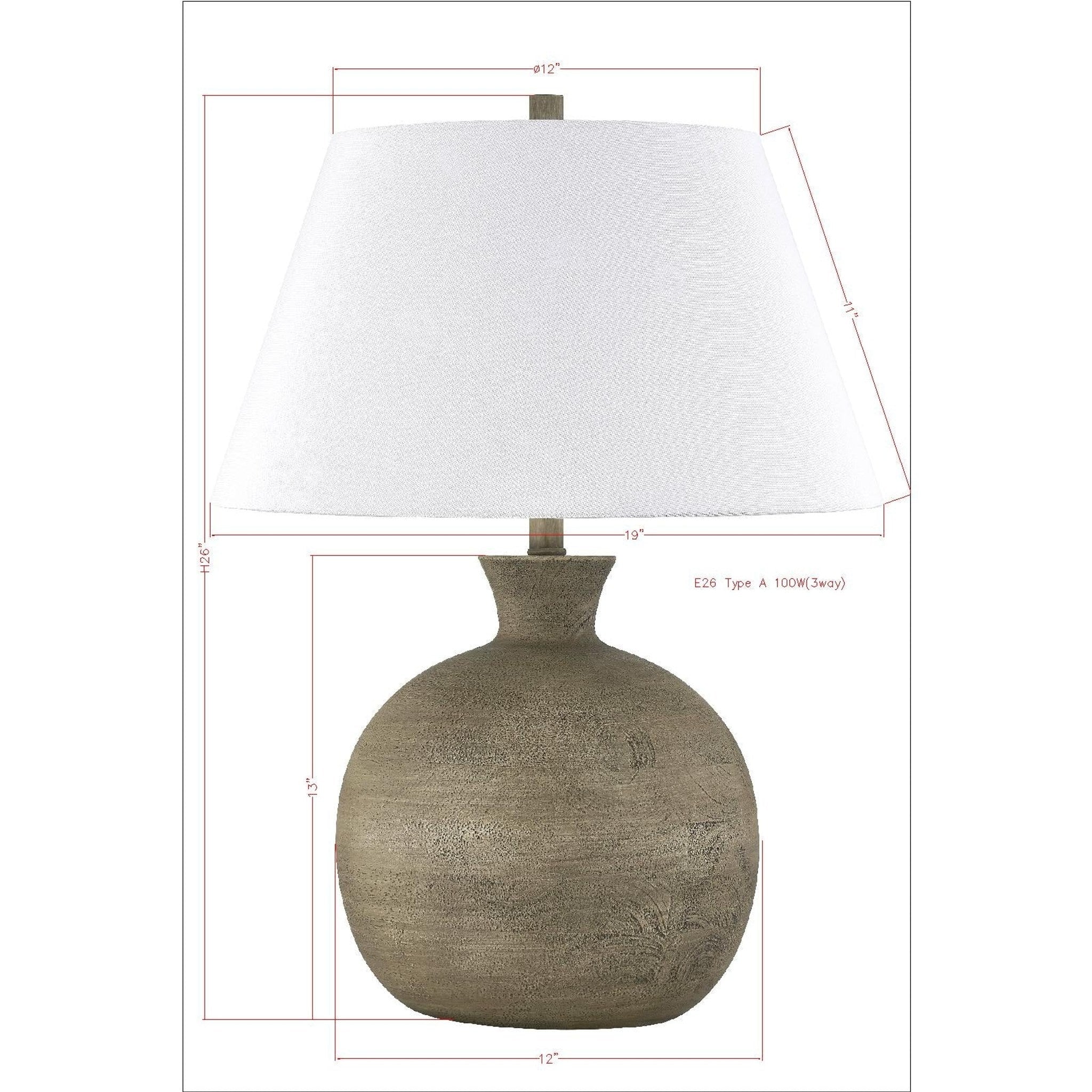 Forty West Angela Table Lamp — view 3