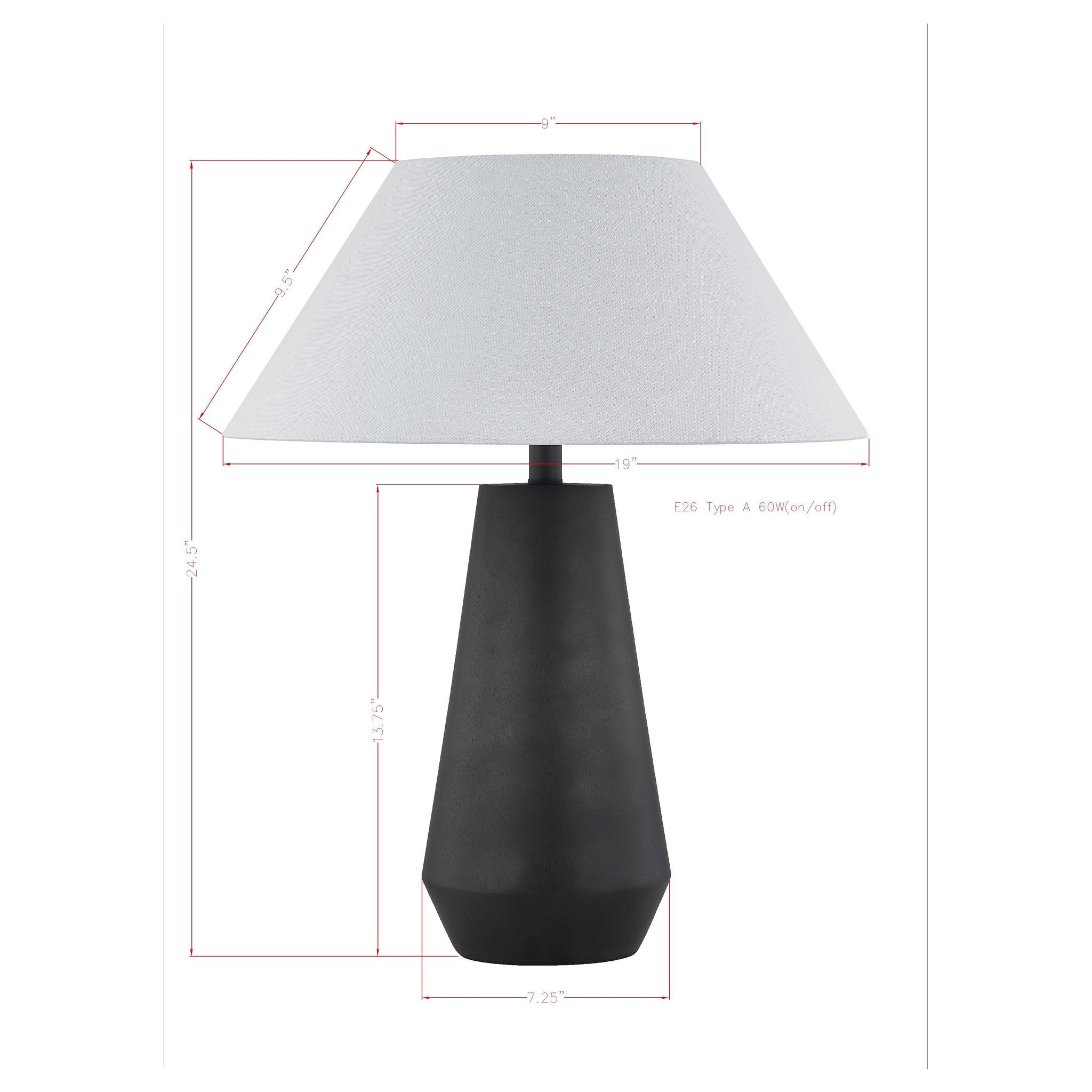 Forty West Duke Table Lamp — view 3