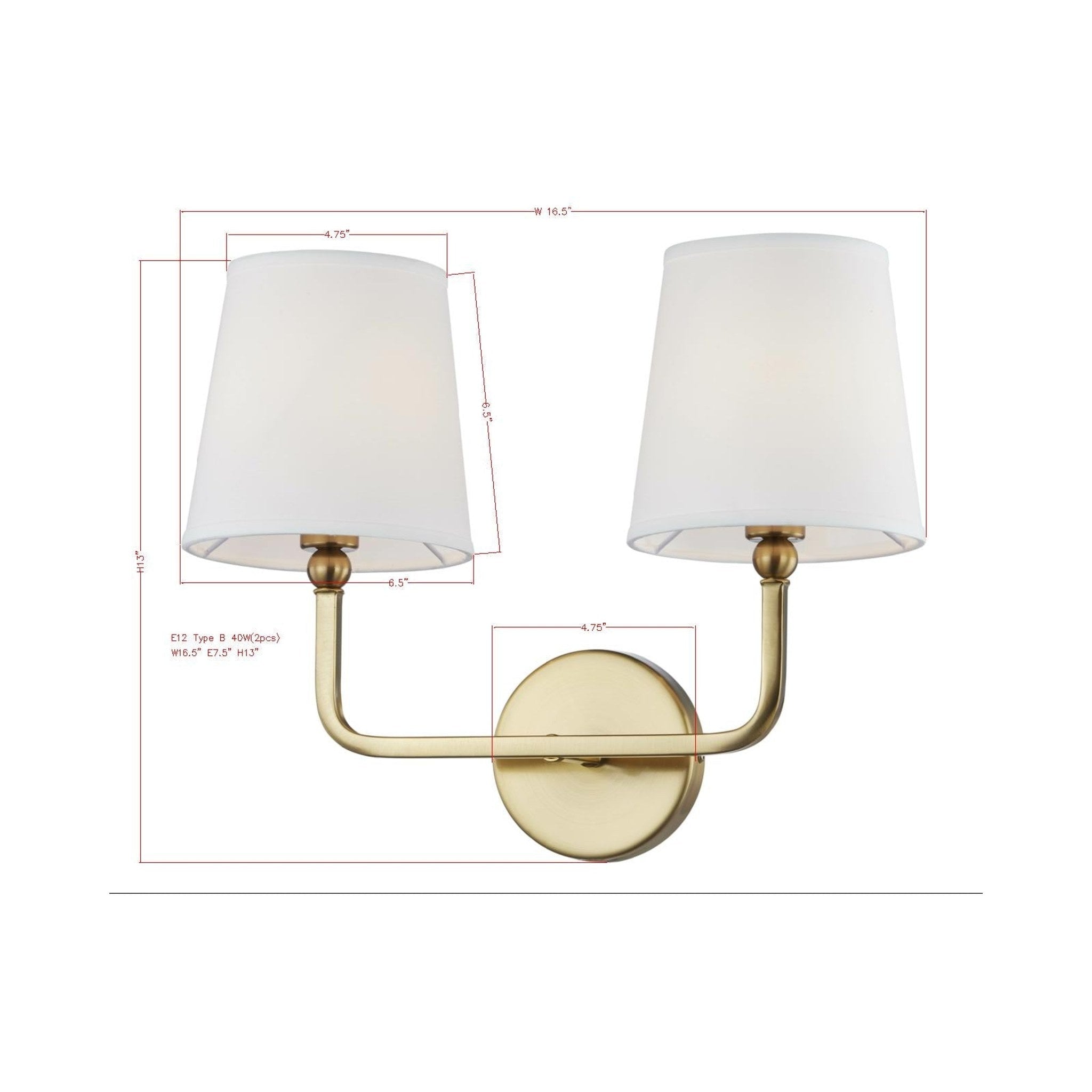 Forty West Maureen Sconce — view 5