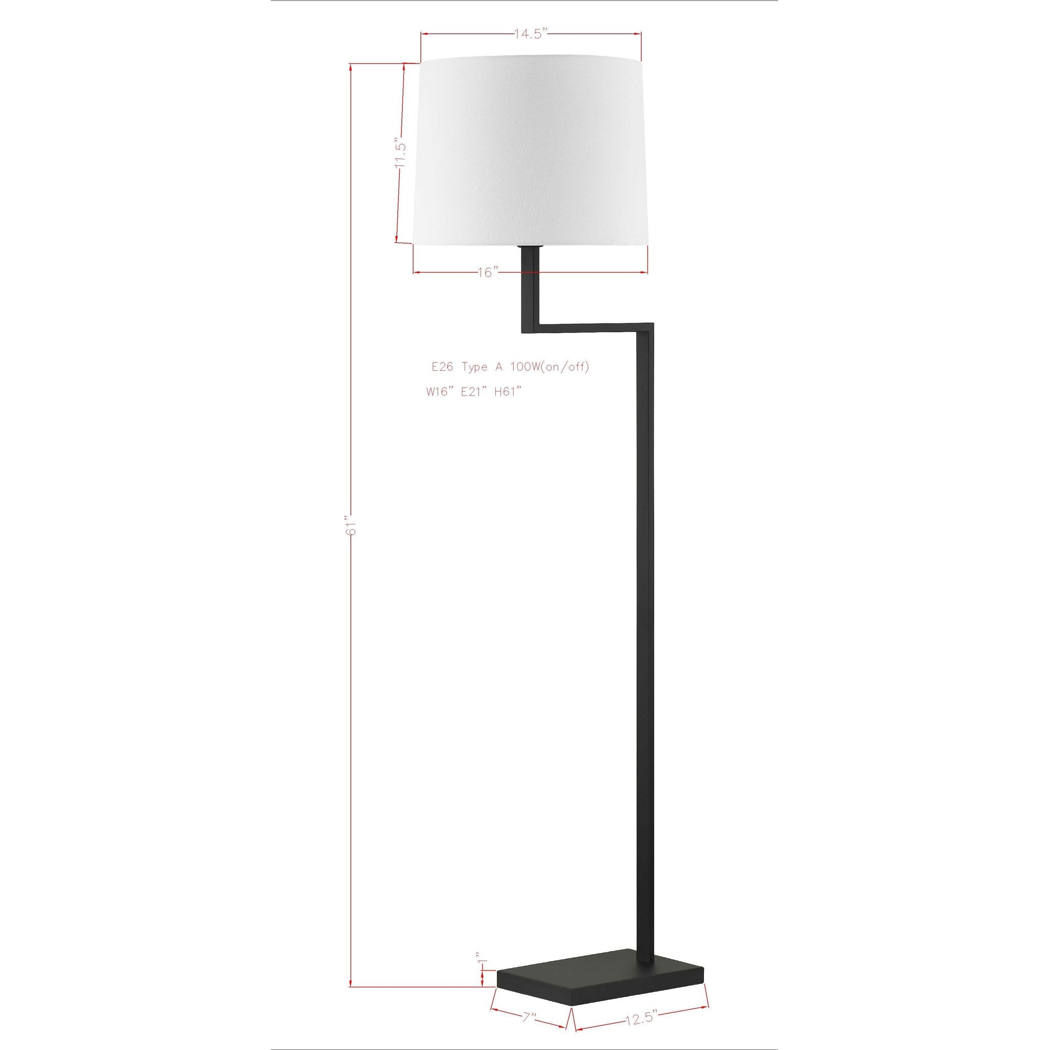 Forty West Mason Floor Lamp — view 3