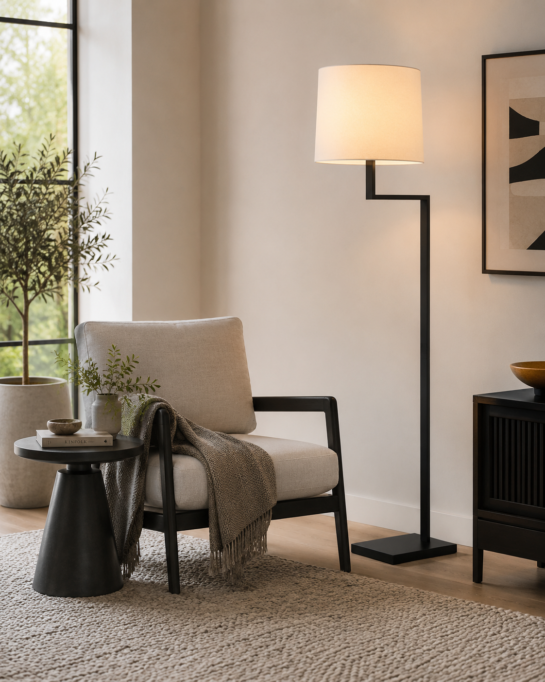 Forty West Mason Floor Lamp — lifestyle